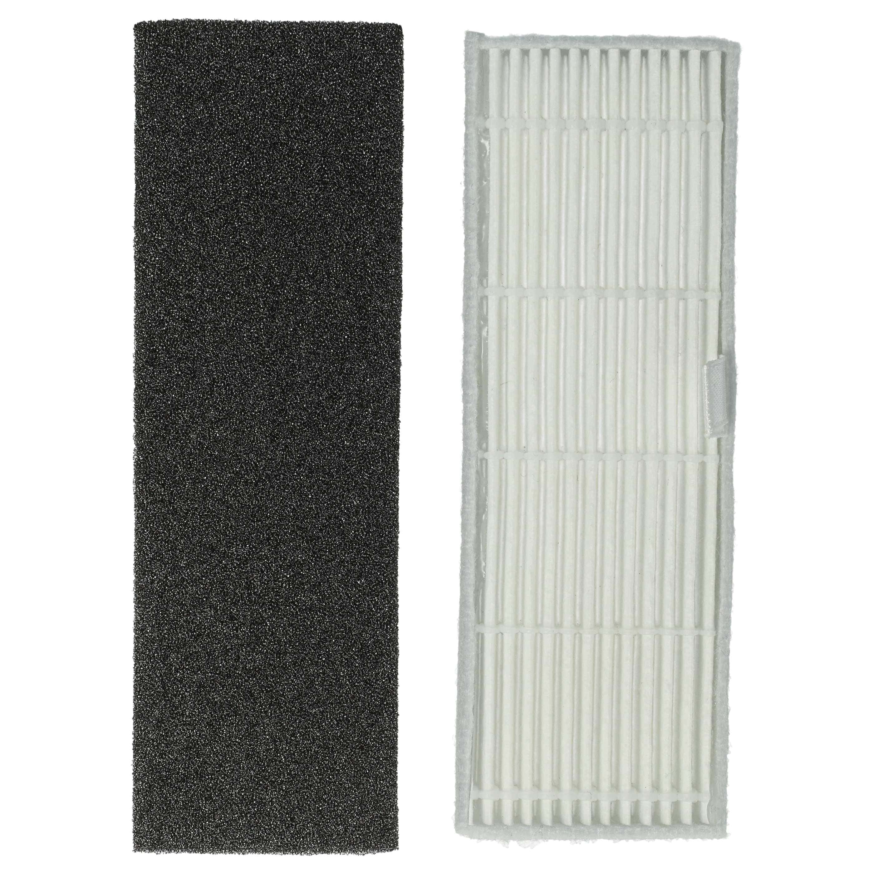 Lot de 10x filtres filtre mousse, filtre particules fines pour aspirateur robot Proscenic, Kyvol, Uoni, Ulteni