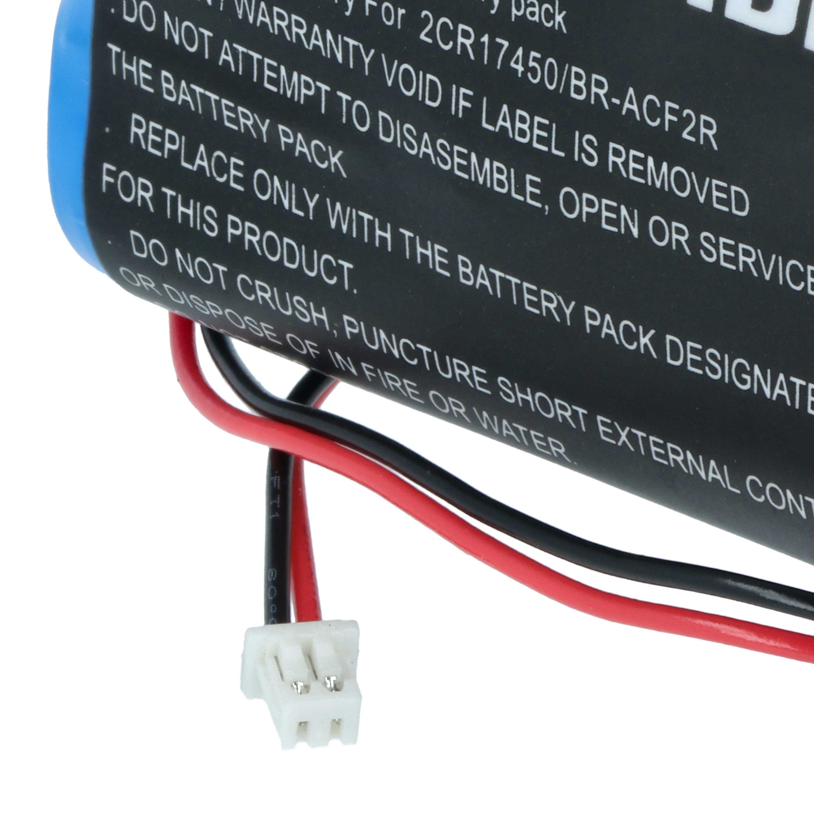 Bateria do PLC programowalnego sterownika Panasonic BR-ACF2R - 2000 mAh 6 V Li-MnO2