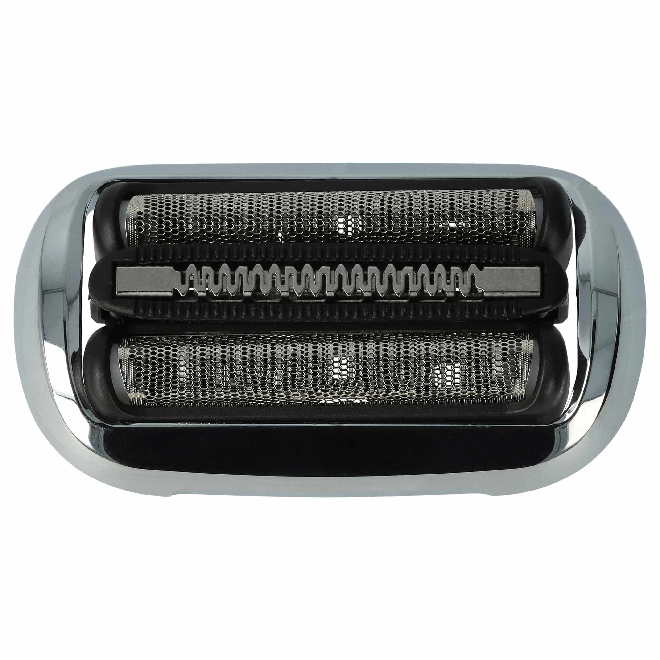 2x cabezales reemplaza Braun 73S, 81746548 para afeitadoras Braun - negro / blanco / plata