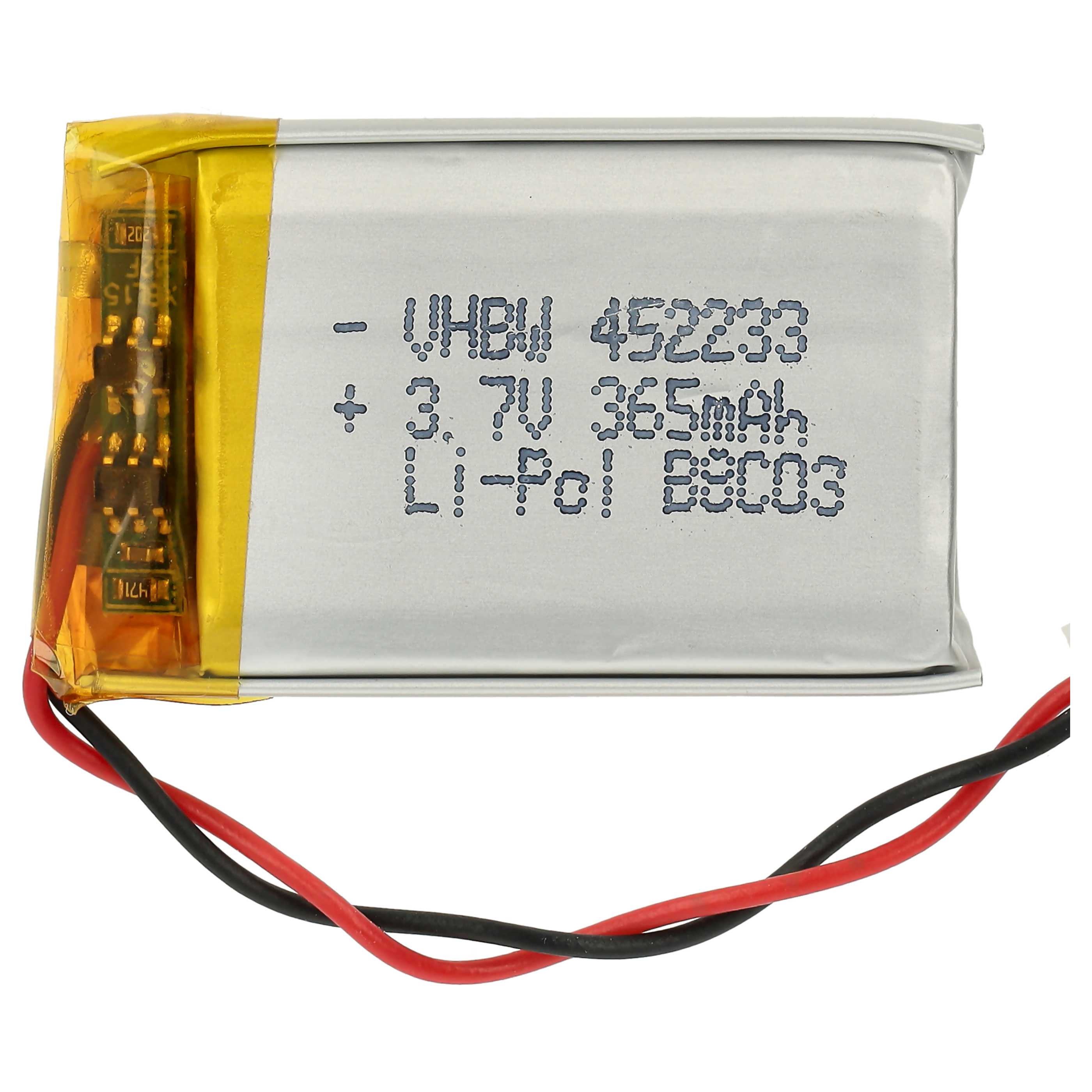 Akumulator do słuchawek bezprzewodowych zamiennik GMB452233 - 365 mAh 3,7 V LiPo