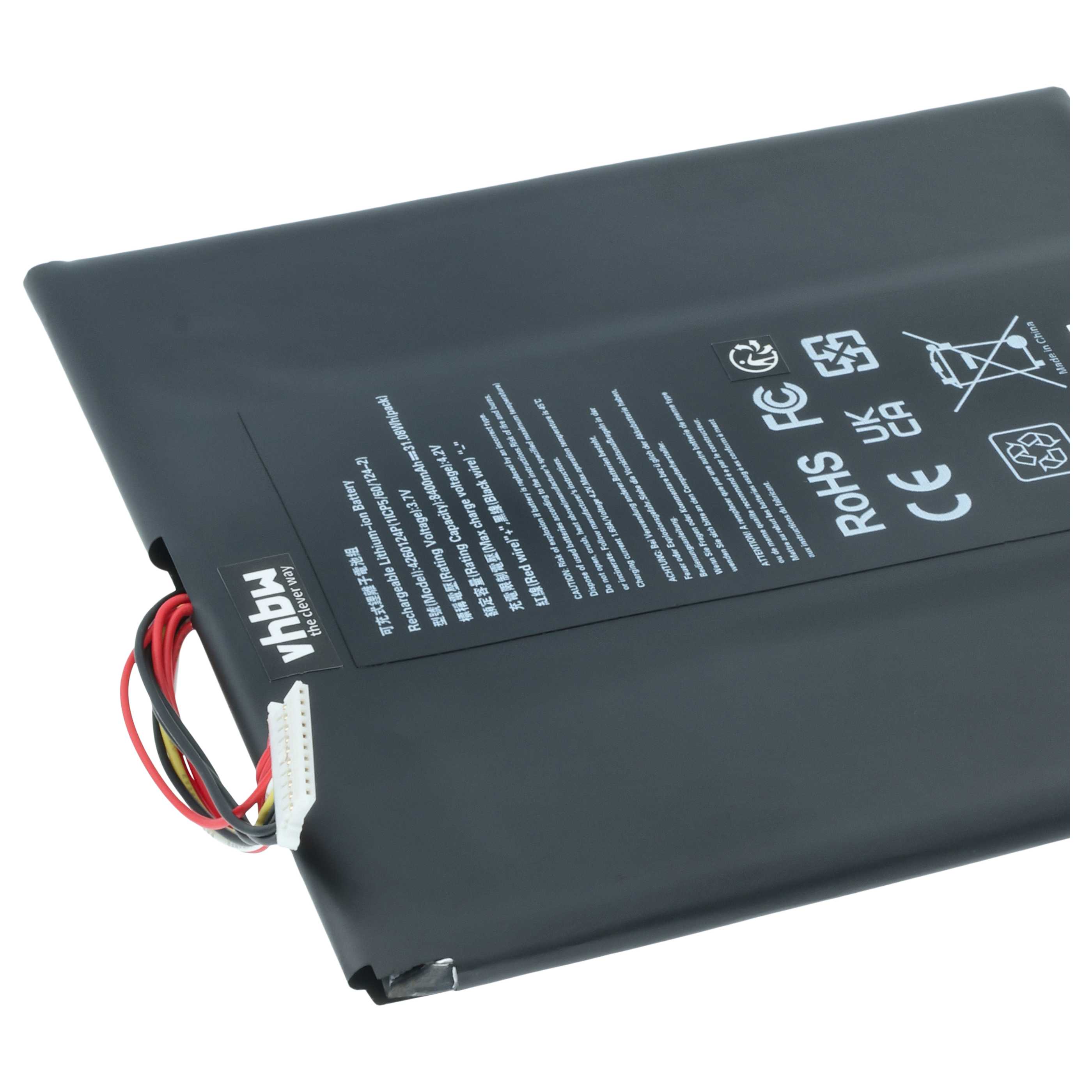 Akumulator do laptopa zamiennik Acer KT.0020Q.001, 4260124P - 8300 mAh 3,7 V LiPo