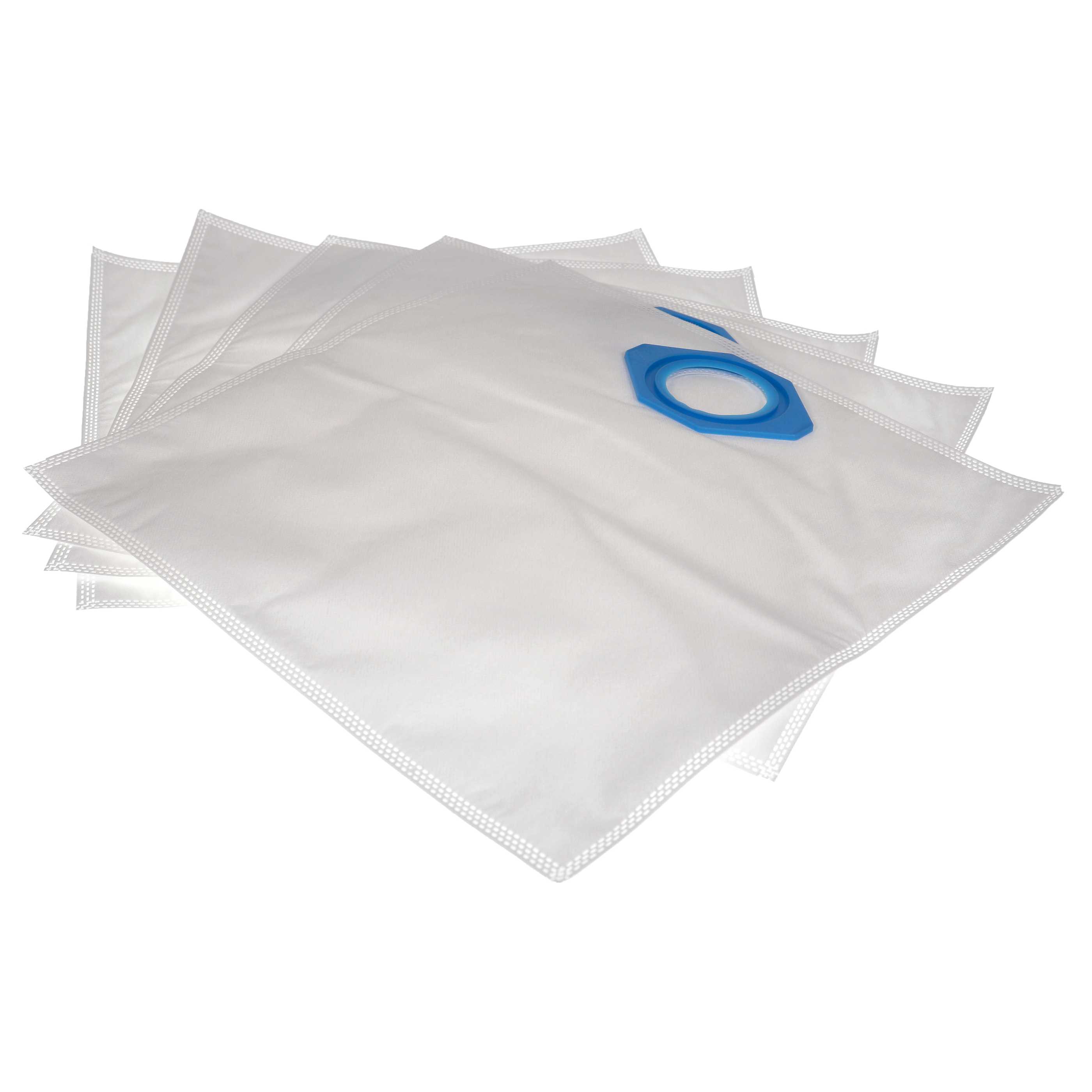 5x Sac remplace Nilfisk 107418525, 5715492194087 pour aspirateur Nilfisk - microfibre non tissée