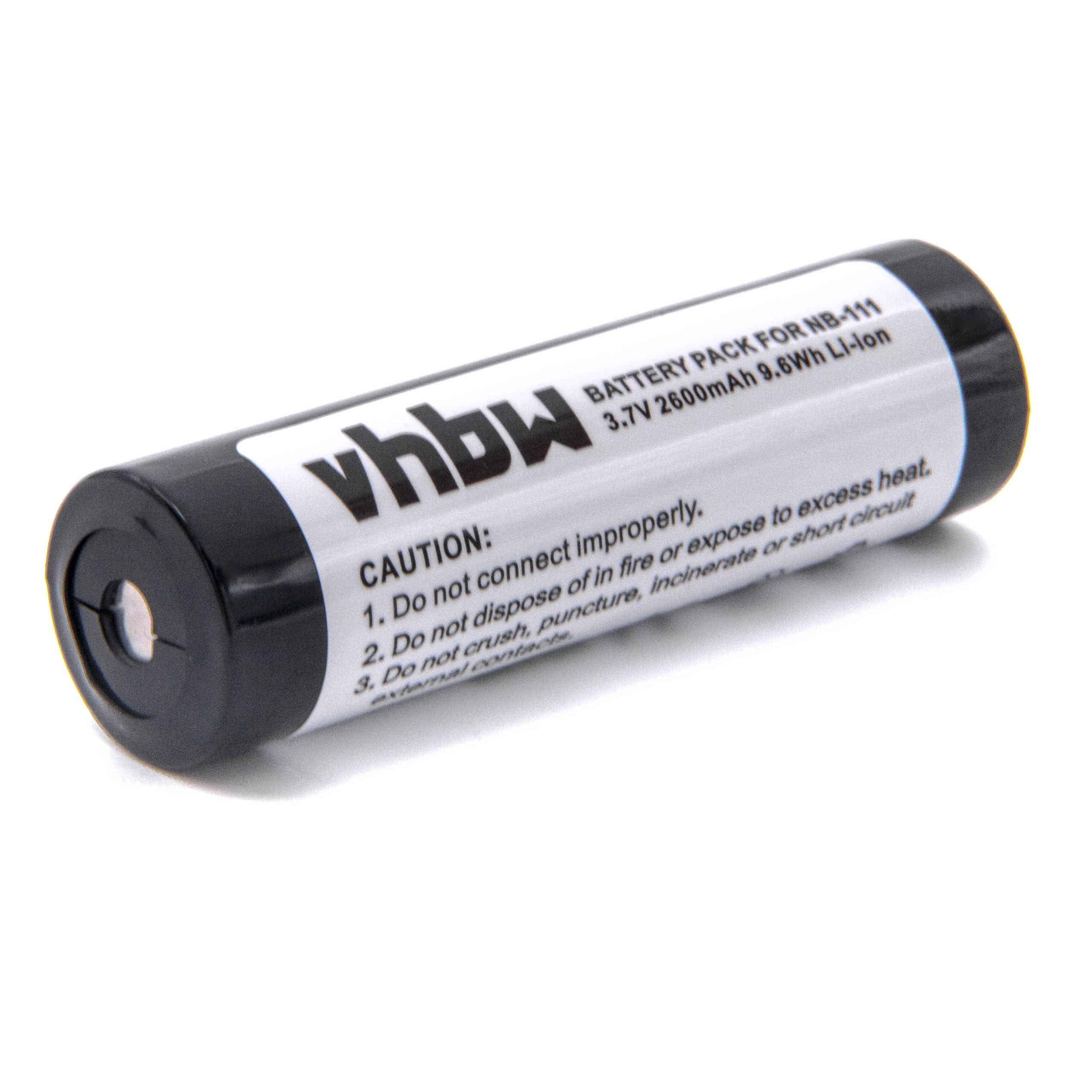 Mini Disk DV-Akku als Ersatz für BP-1600R - 2600mAh 3,7V Li-Ion