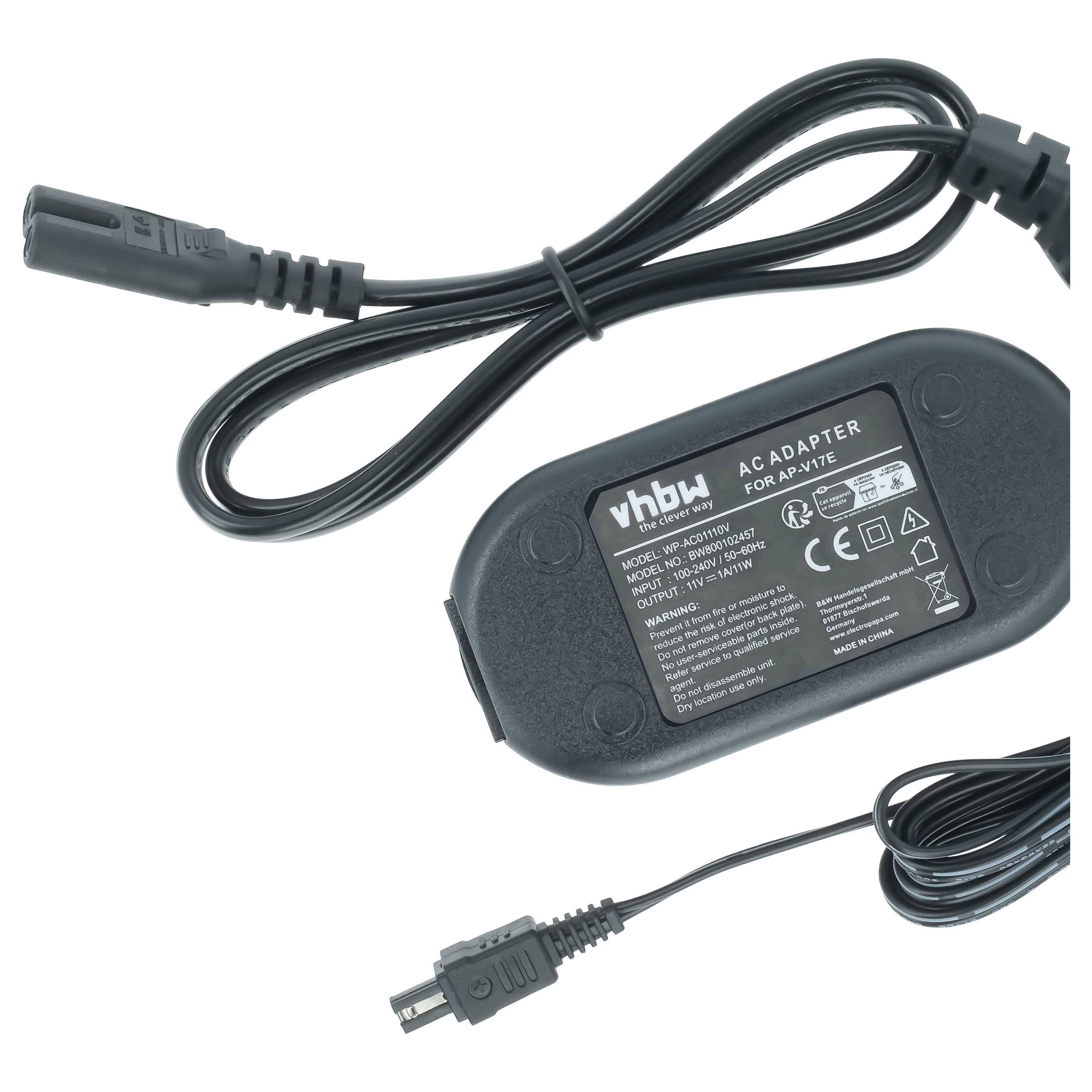 Power Supply replaces AP-V14E AP-V14U AP-V16 AP-V15 AP-V15E AP-V17 AP-V15U AP-V16E for Camera - 2 m 1.0 A