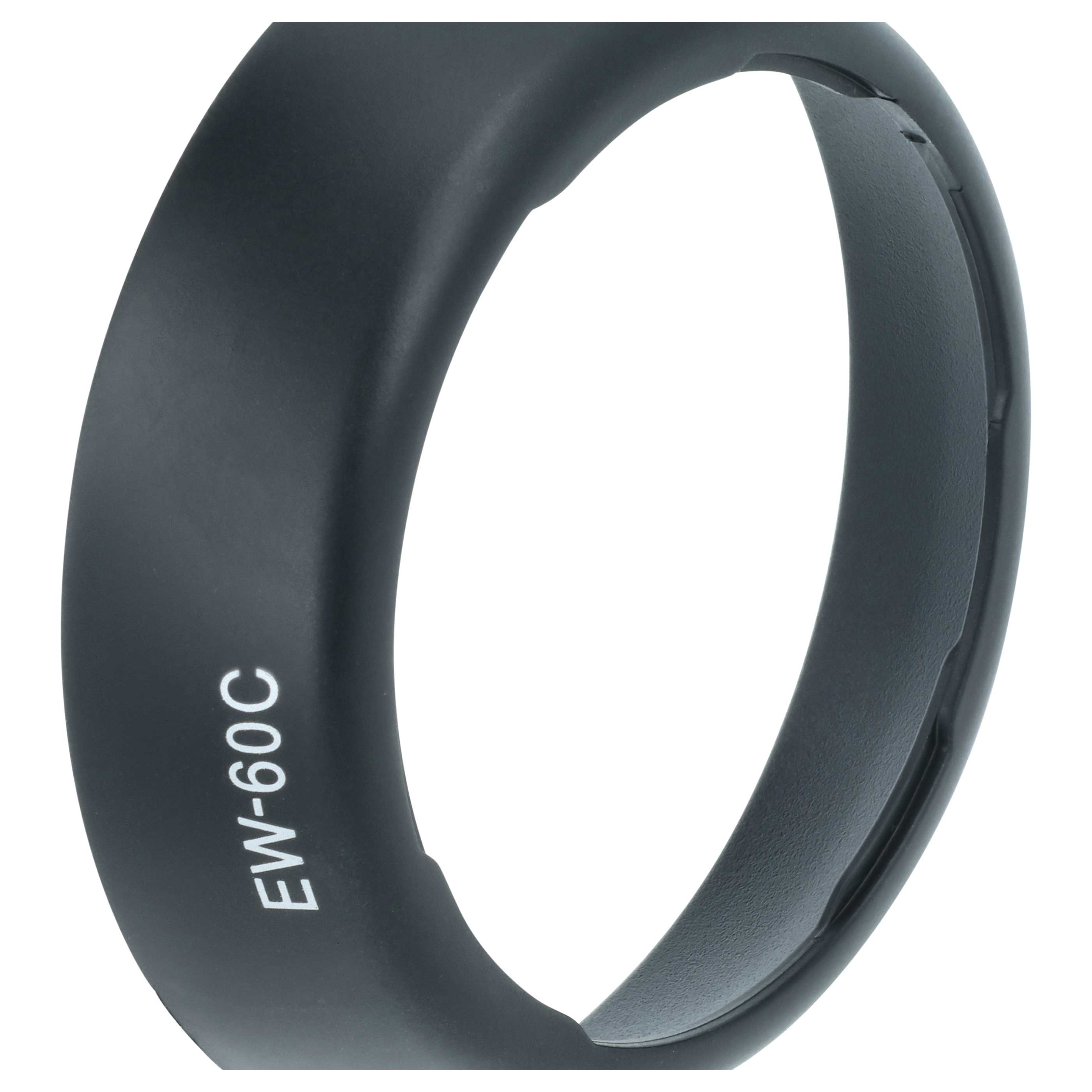 Lens Hood replaces Canon EW-60C for Canon Lens with 58 mm Diameter, plastic, black