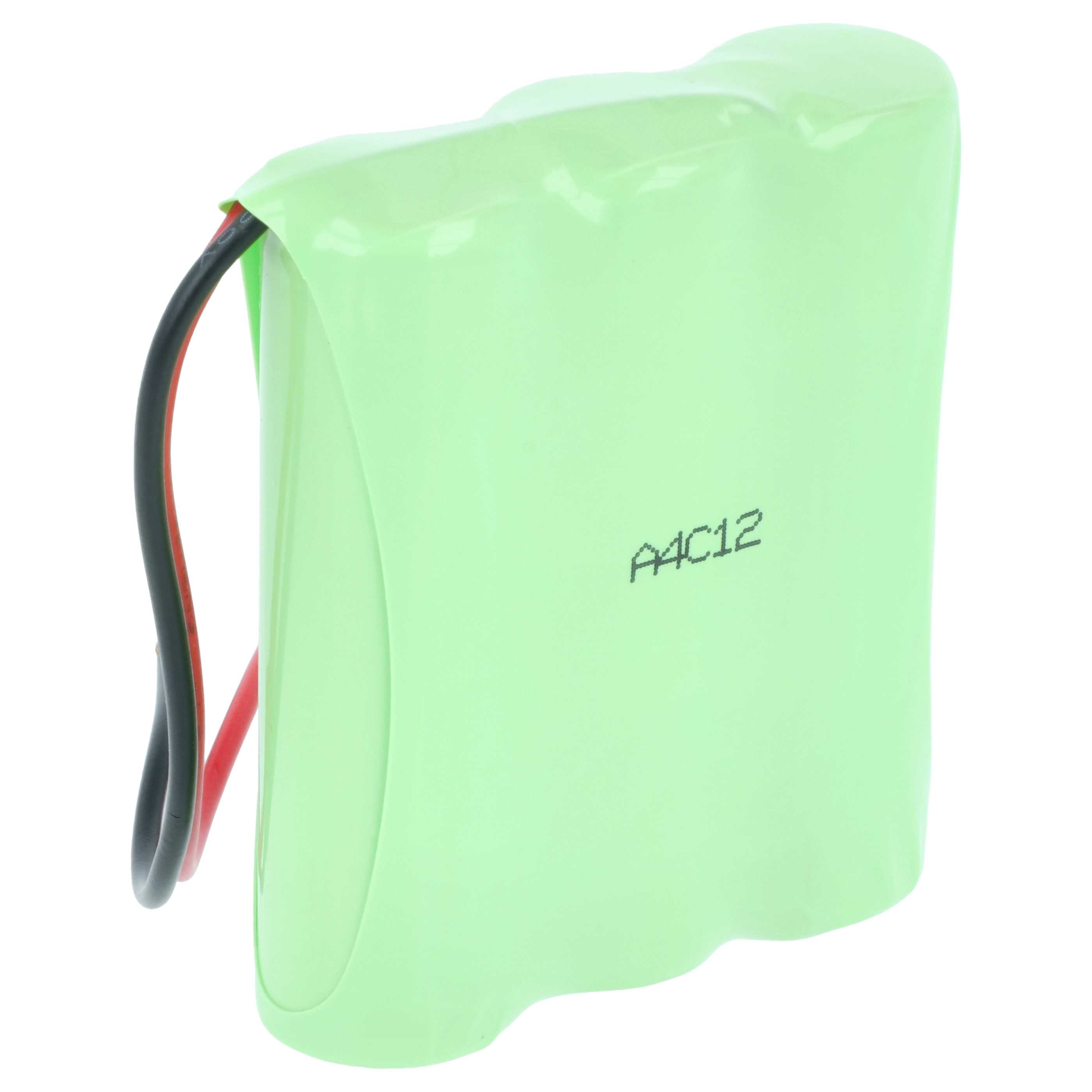 Universal Battery for various Devices - 2000 mAh 3.6 V NiMH Replaces 3x AA Mignon