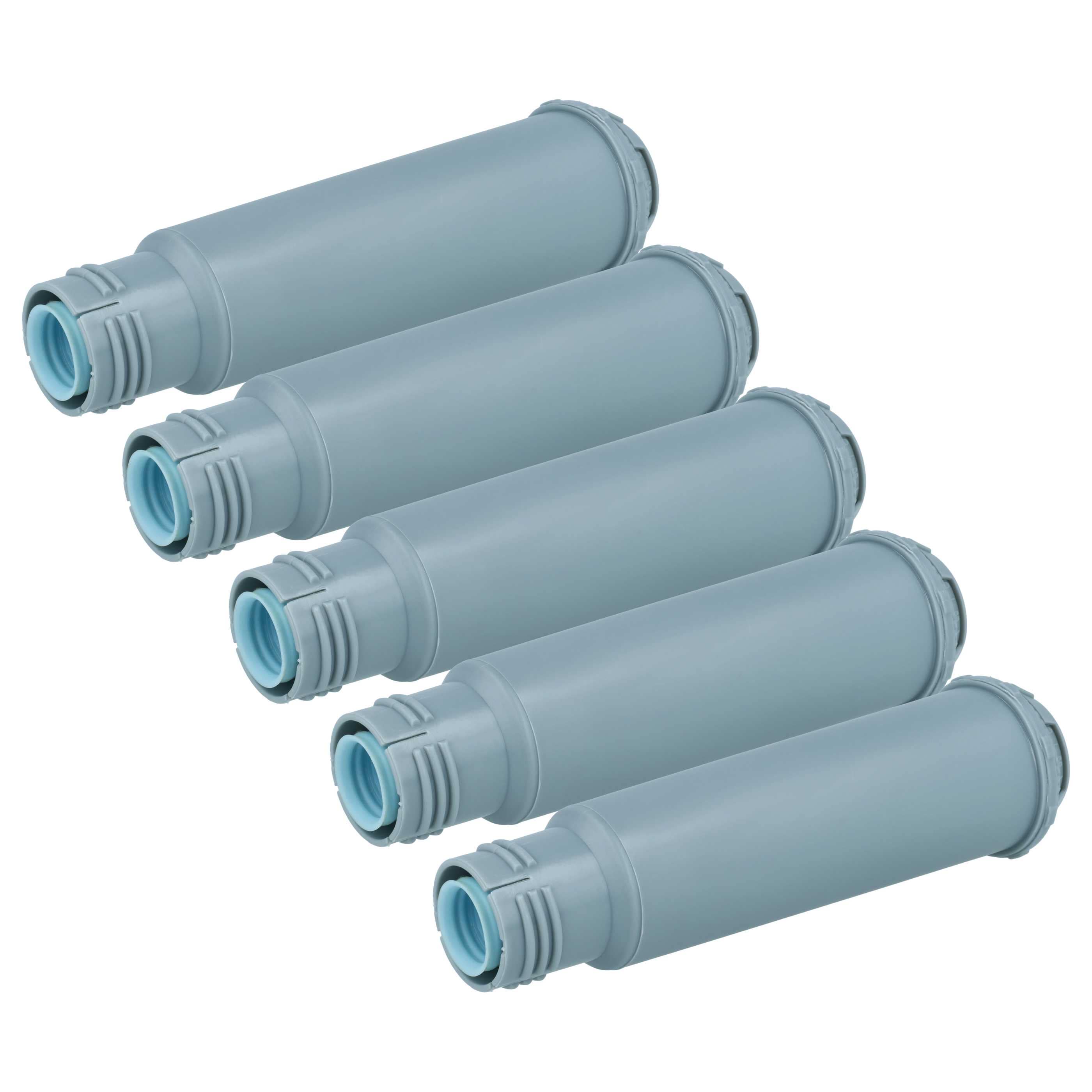 5x Filtres à eau remplace AEG AEL-01, 9000849514 pour machine à café Tefal – gris