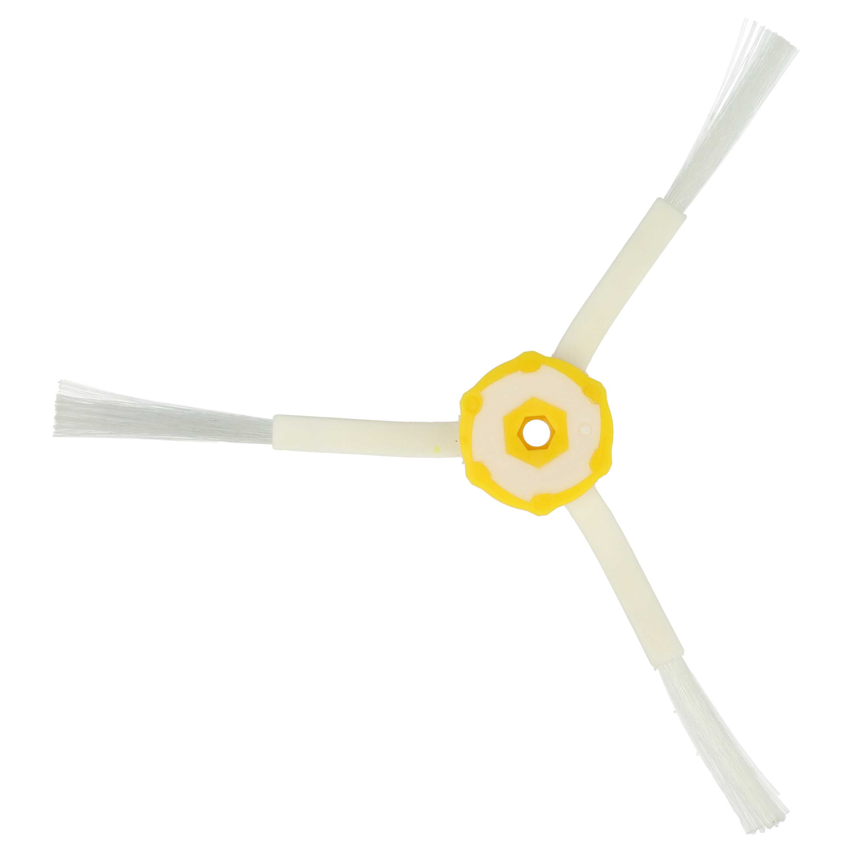 6x Side Brush suitable for iRobot Roomba 866, 886, 900, 980 Robot Vacuum Cleaner - 3-armed, white