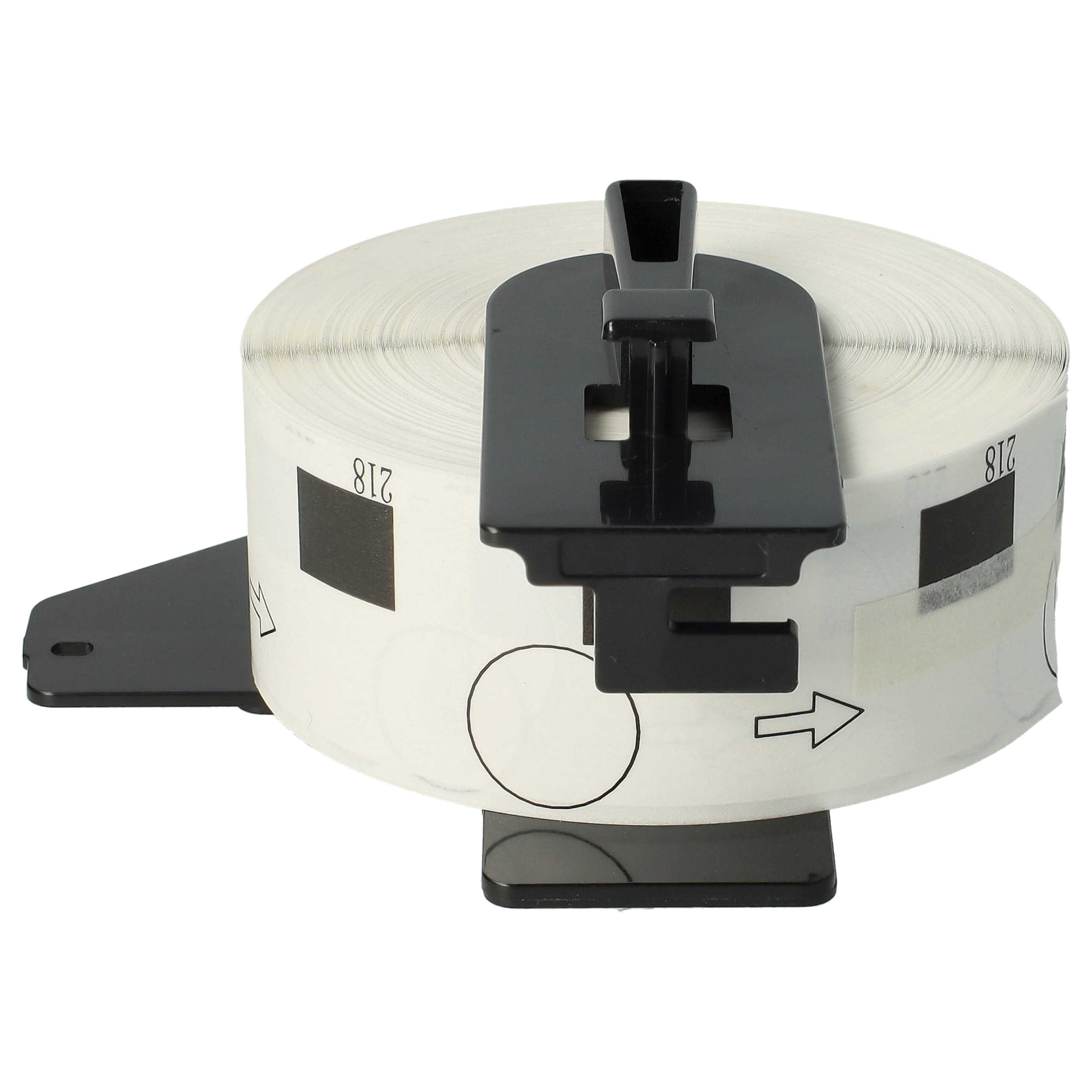 Label Roll replaces Brother DK-11218 Labeller - Premium 24 mm + Holder
