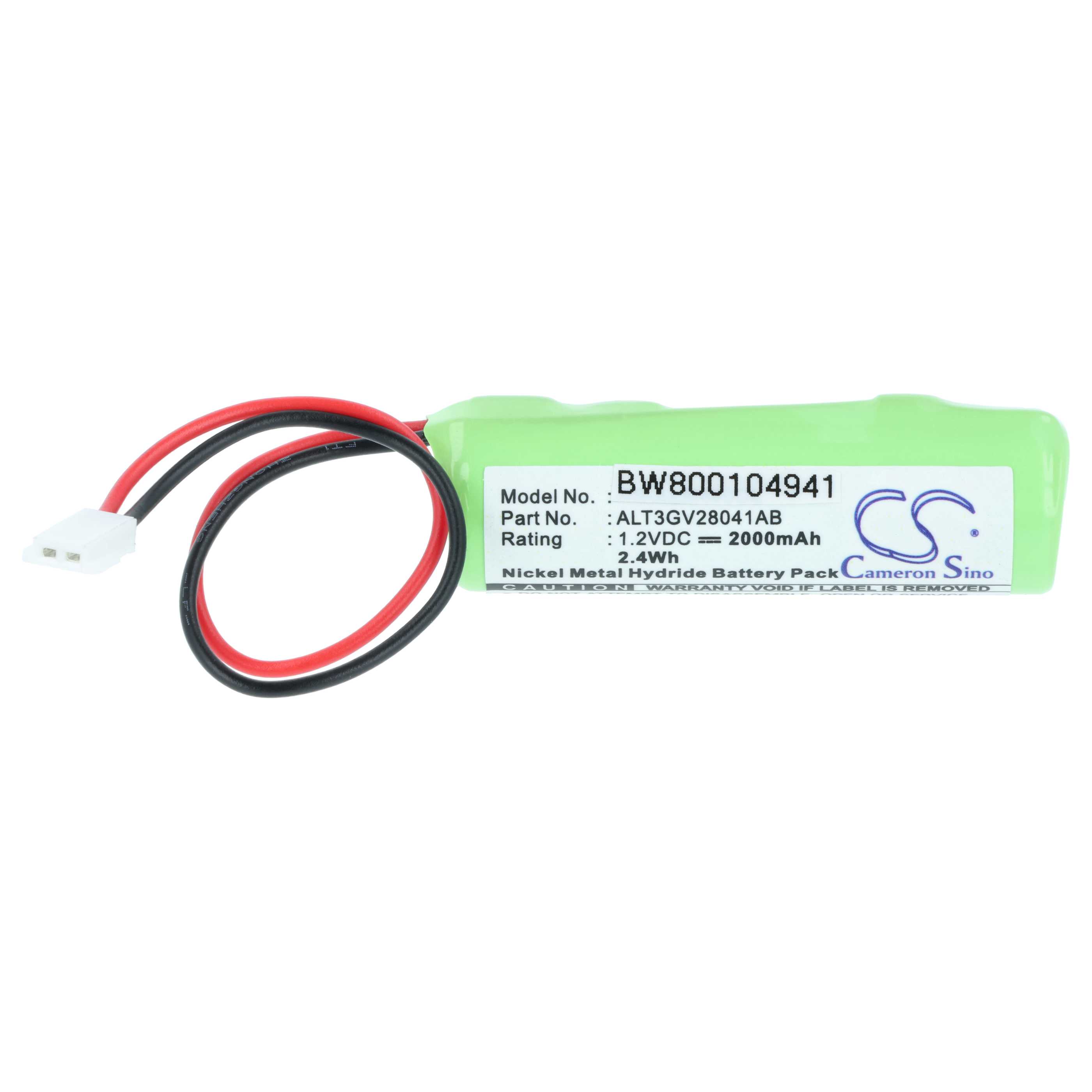 Batterie remplace Alcatel 3MG27109AA, ALT3GV28041AB, 3GV28041AB pour téléphone Alcatel - 2000mAh 1,2V NiMH