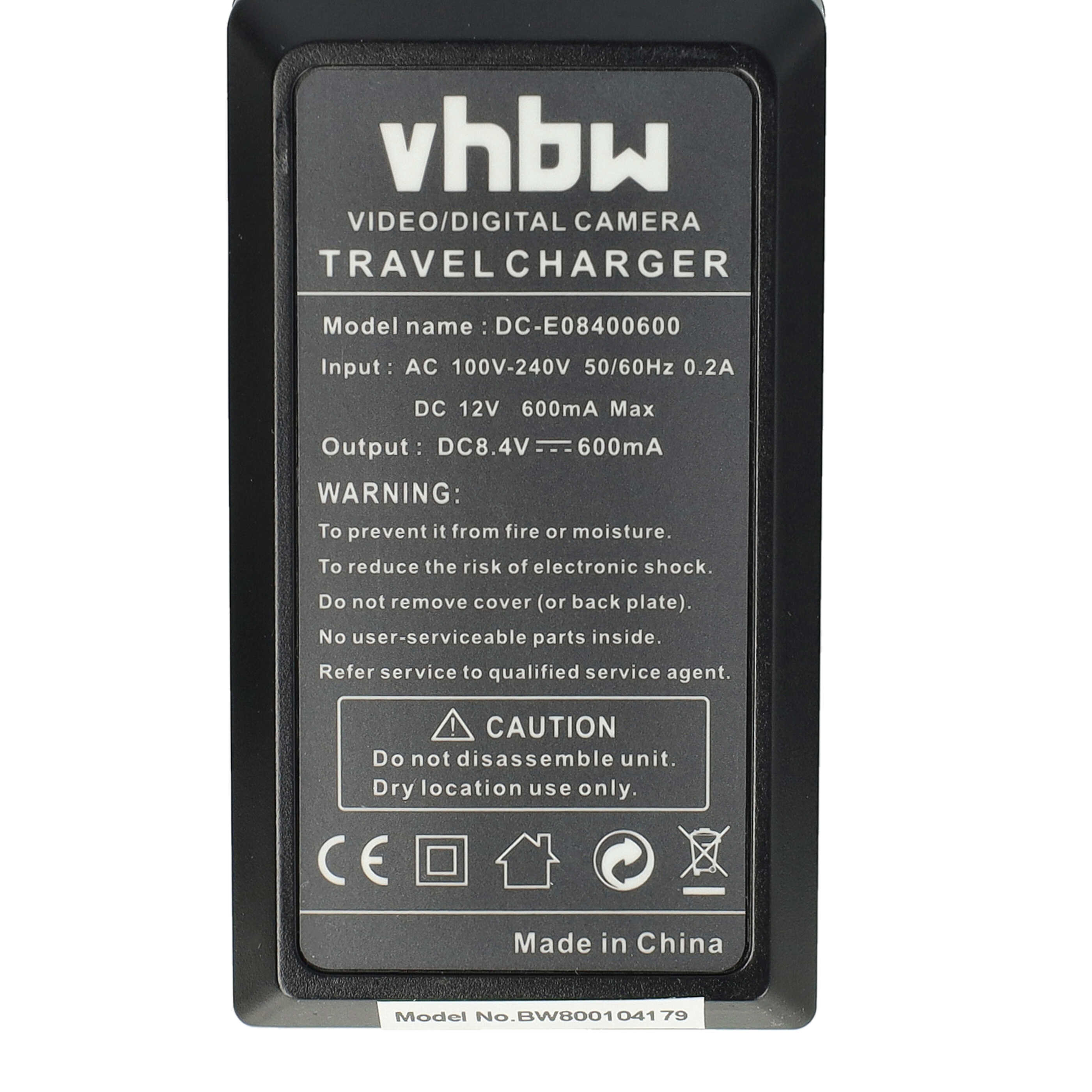 Battery Charger suitable for Samsung ED-BP1130 Camera etc. - 0.6 A, 8.4 V