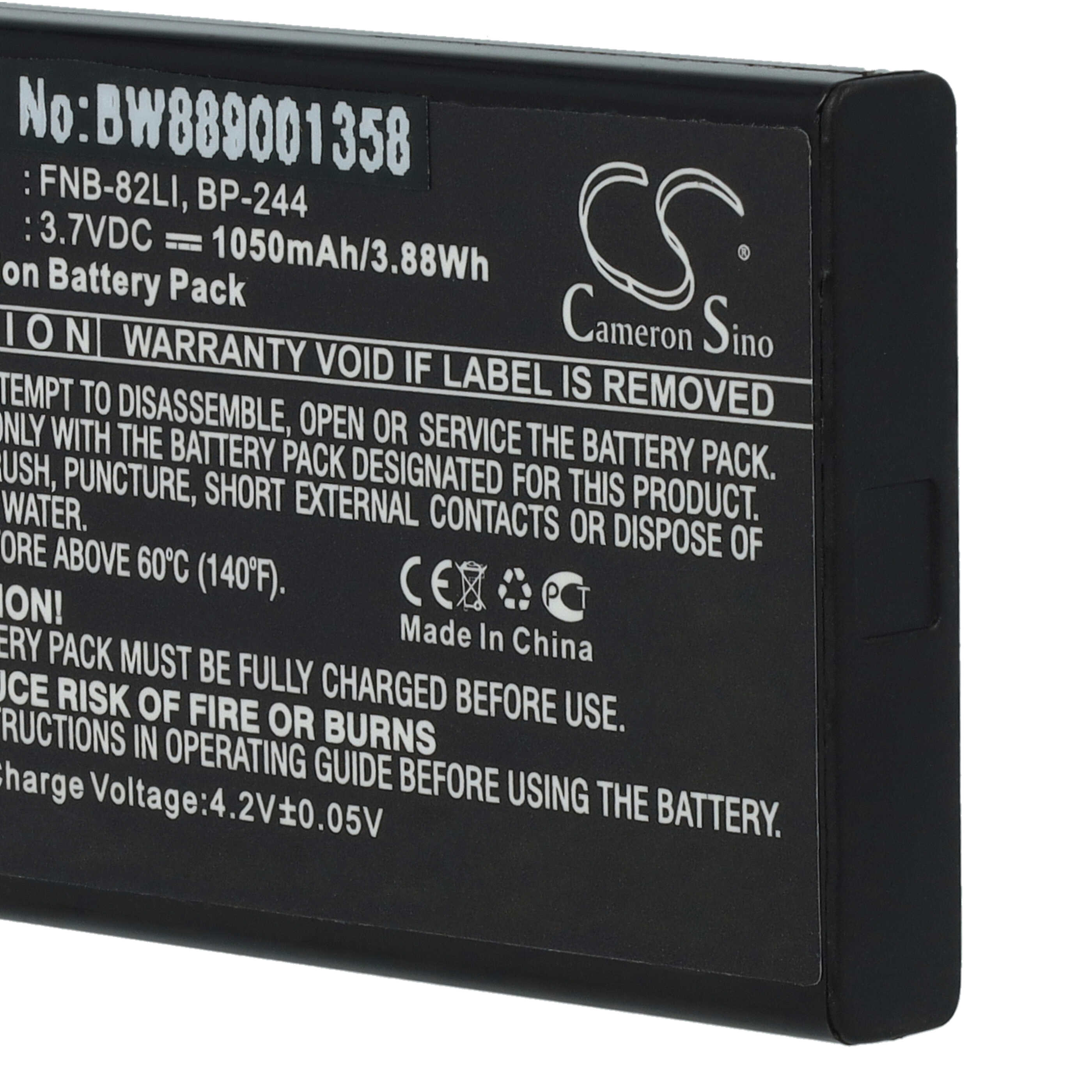 Batterie remplace Icom BP-244 pour radio talkie-walkie - 1050mAh 3,7V Li-ion