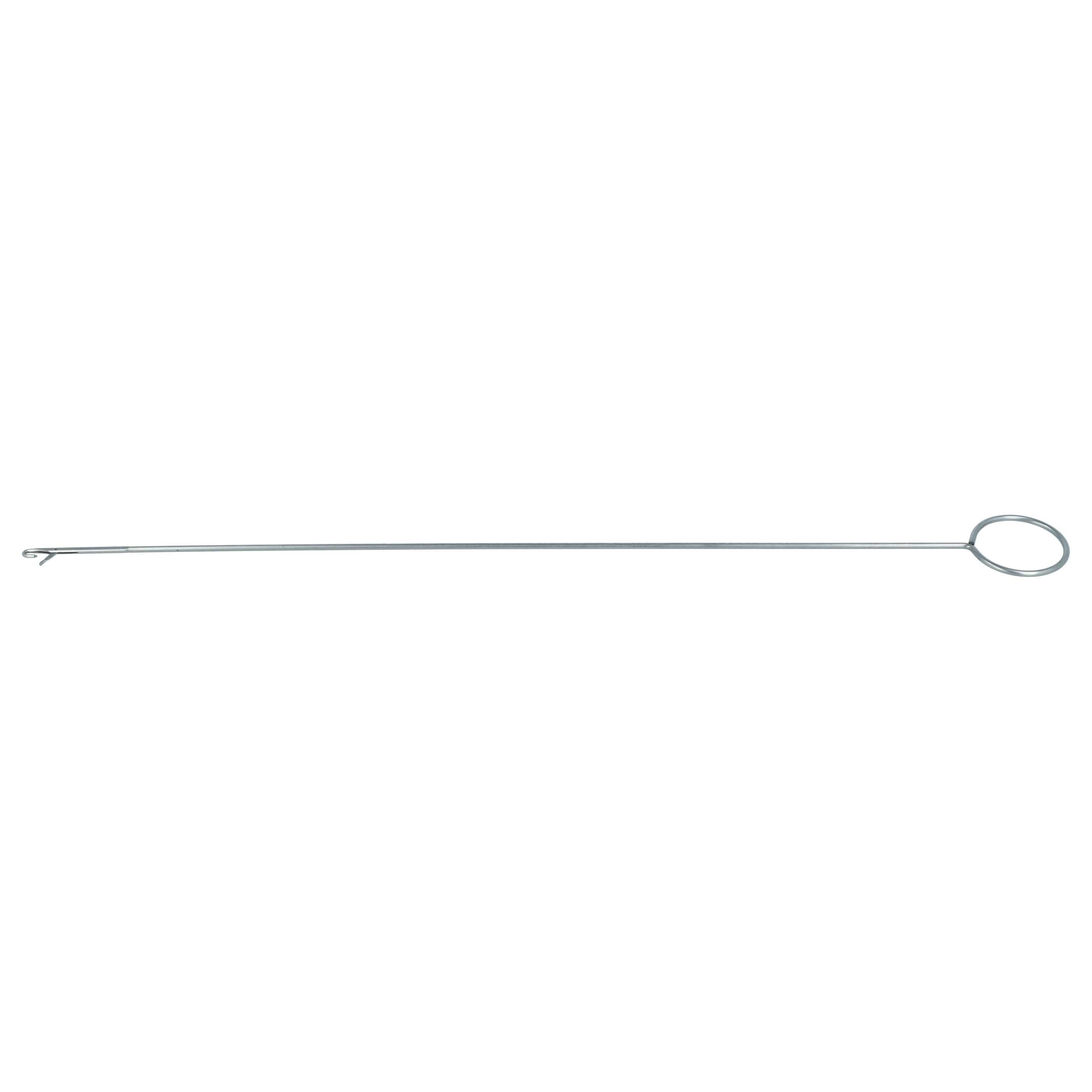 Igła do łapania oczek z haczykiem - 26,5 cm, metal