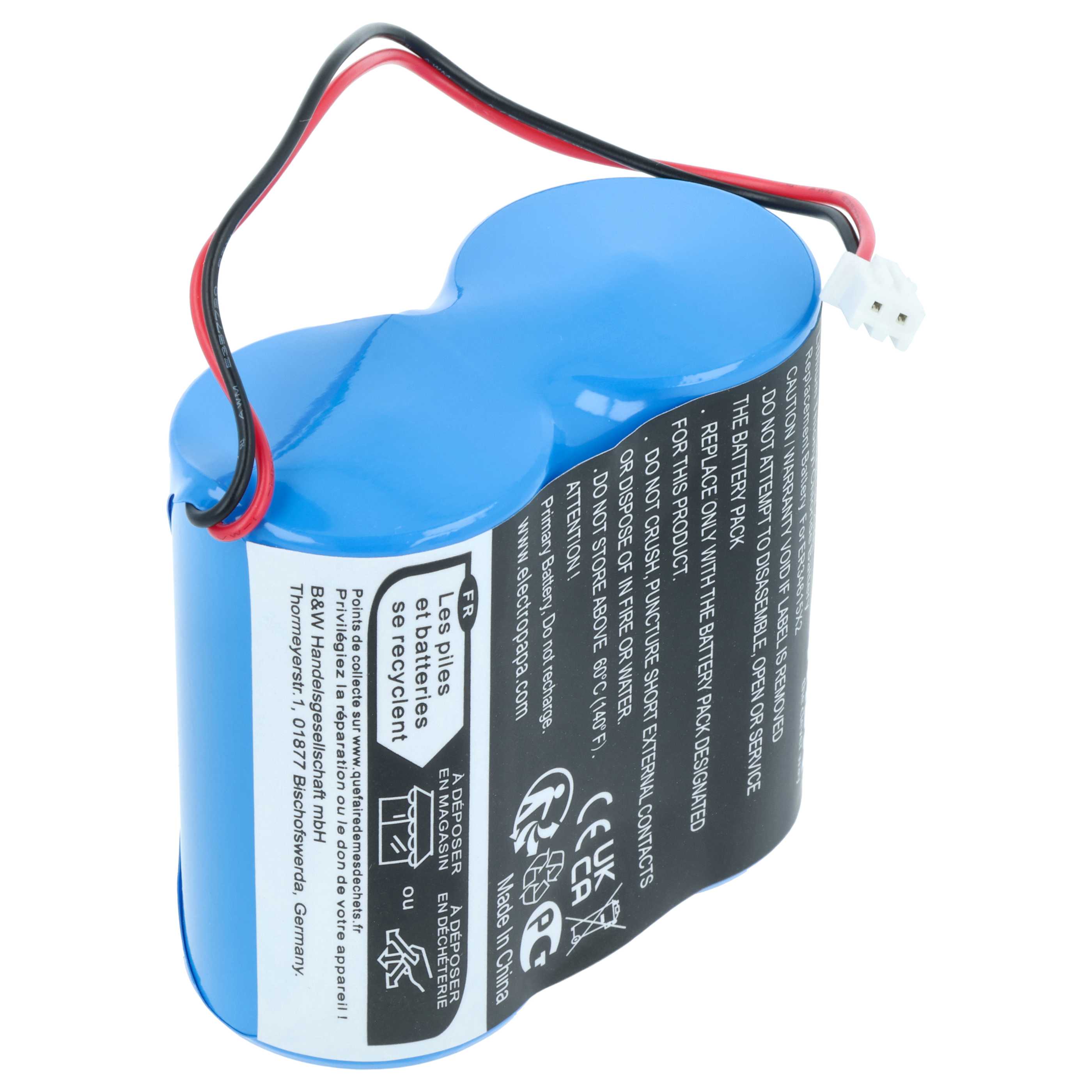 Messtechnik-Batterie als Ersatz für Siemens E-1574 für Siemens - 27000mAh 3,6V Li-MnO2