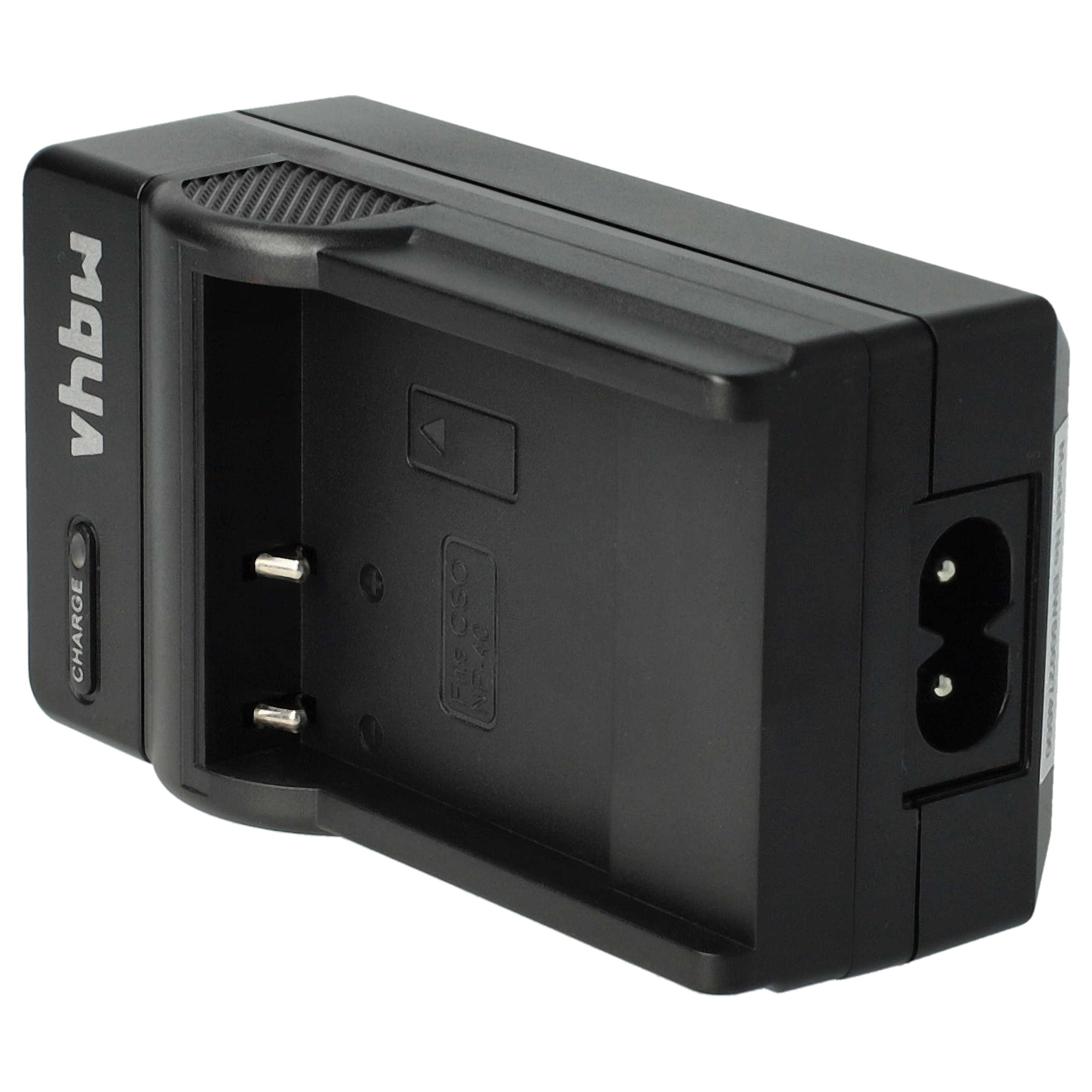 1x Ladestation, 1x Akku als Ersatz für BenQ NP-40DBA, NP-40, NP-40DCA für Praktica Kamera u.a. - Ladeset