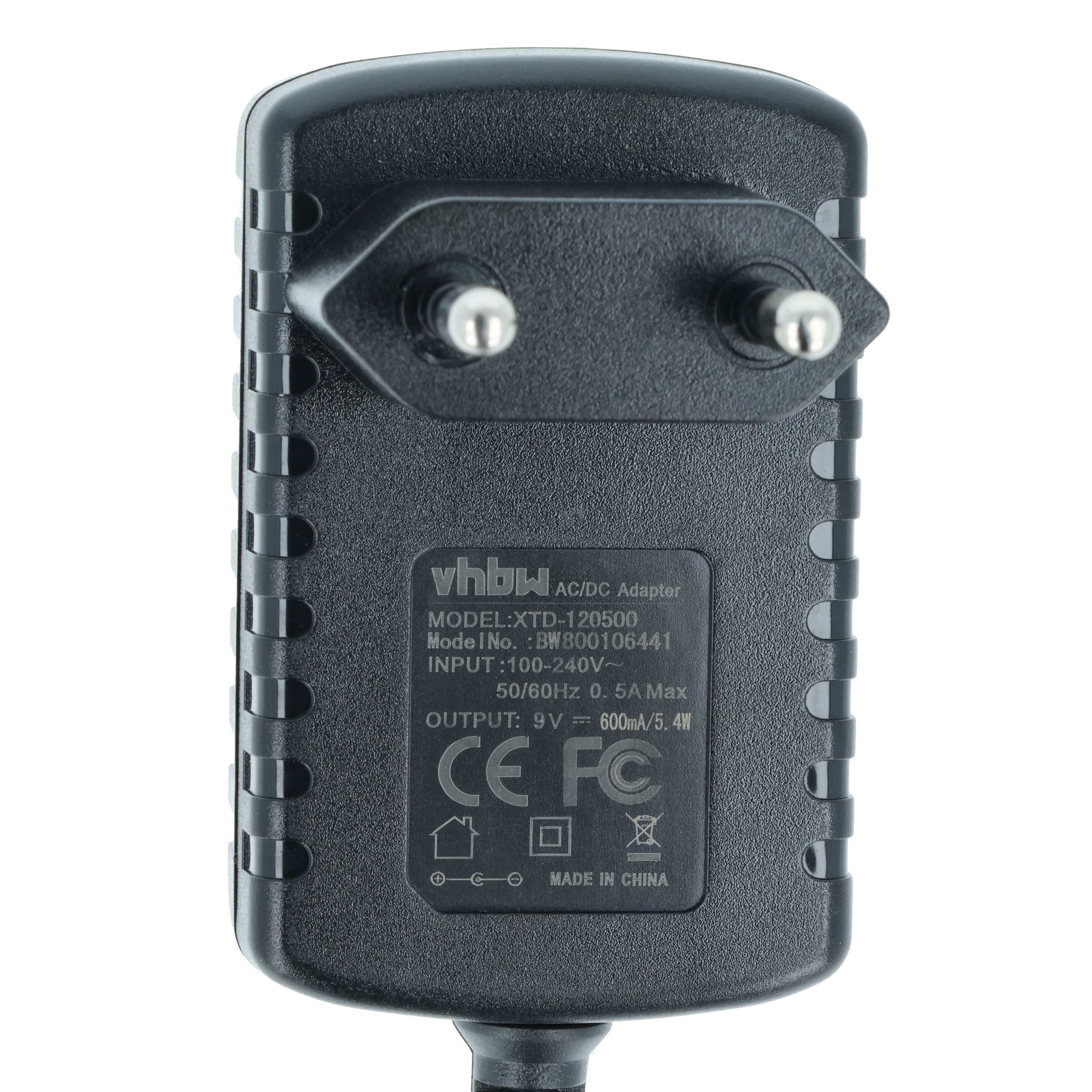 Mains Power Adapter replaces Korg T41-9-0600D3 for Korg Keyboard, E-Piano - 8.2 cm