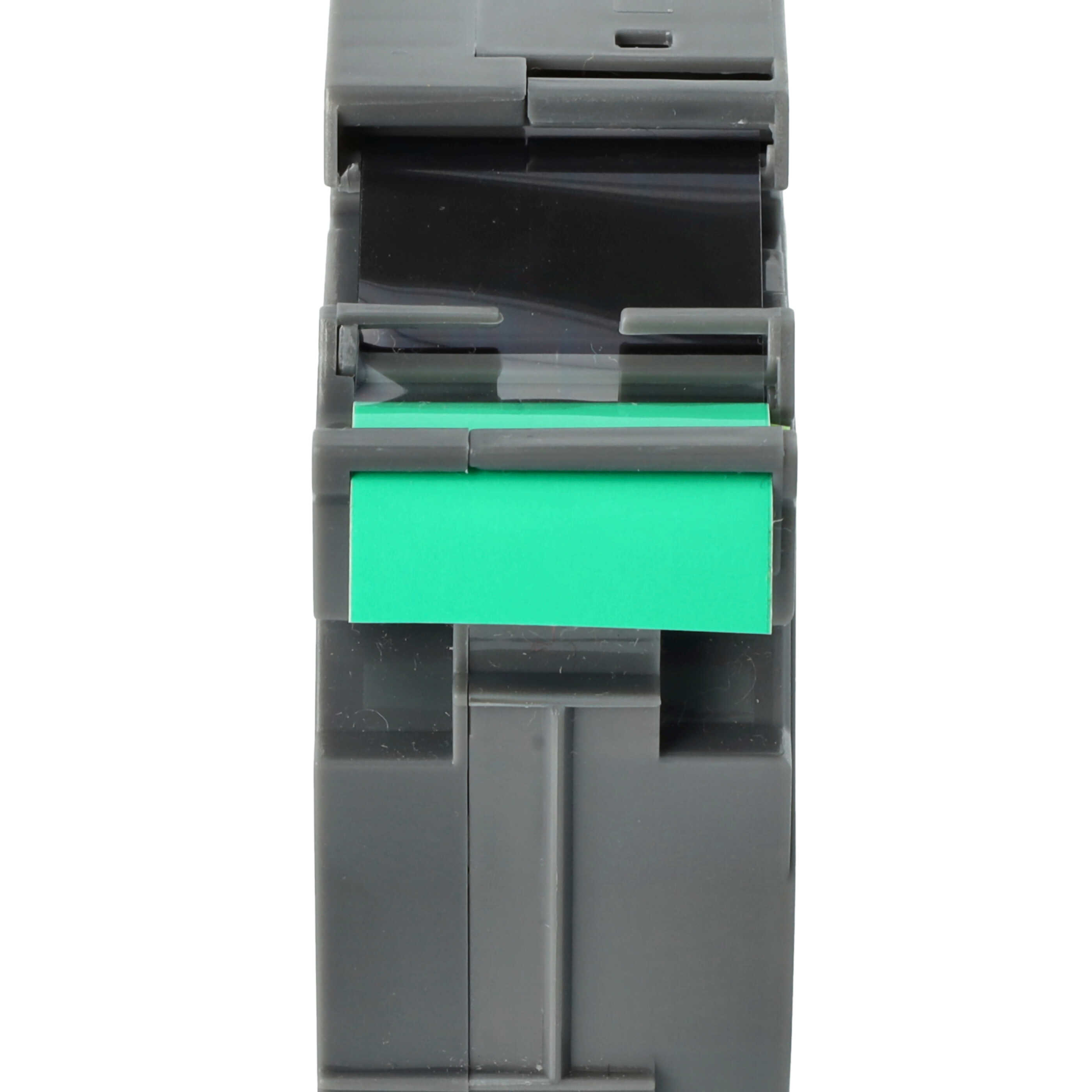 Label Tape as Replacement for Brother TZ-751, TZE-751 - 24 mm Black to Green