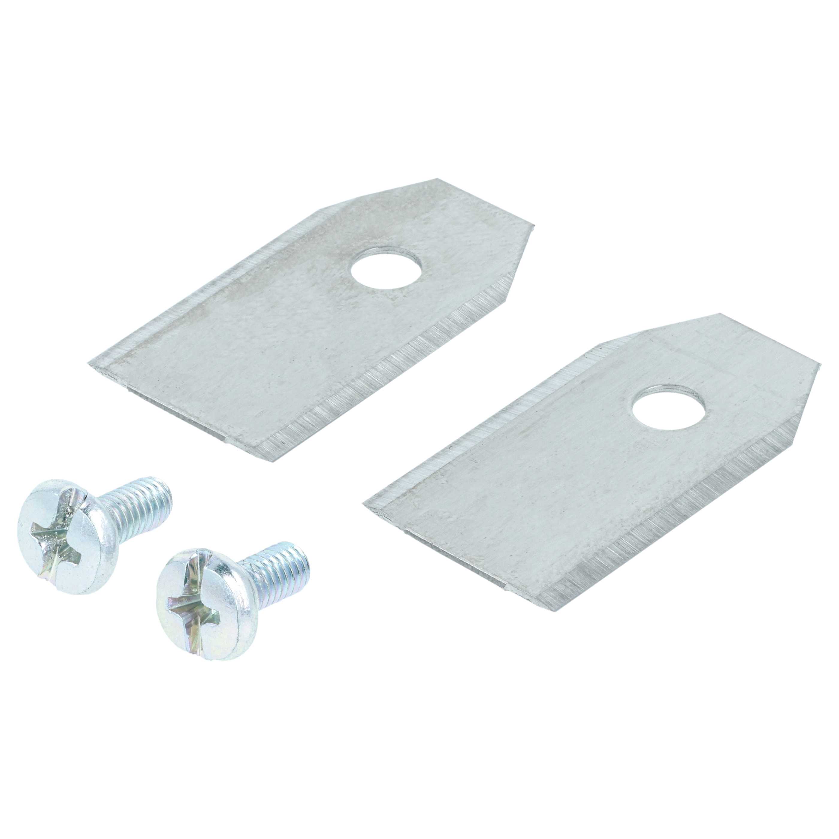 30x Exchange Blade replaces Arnold AR1 Cordless Lawnmower etc. - Steel, Silver