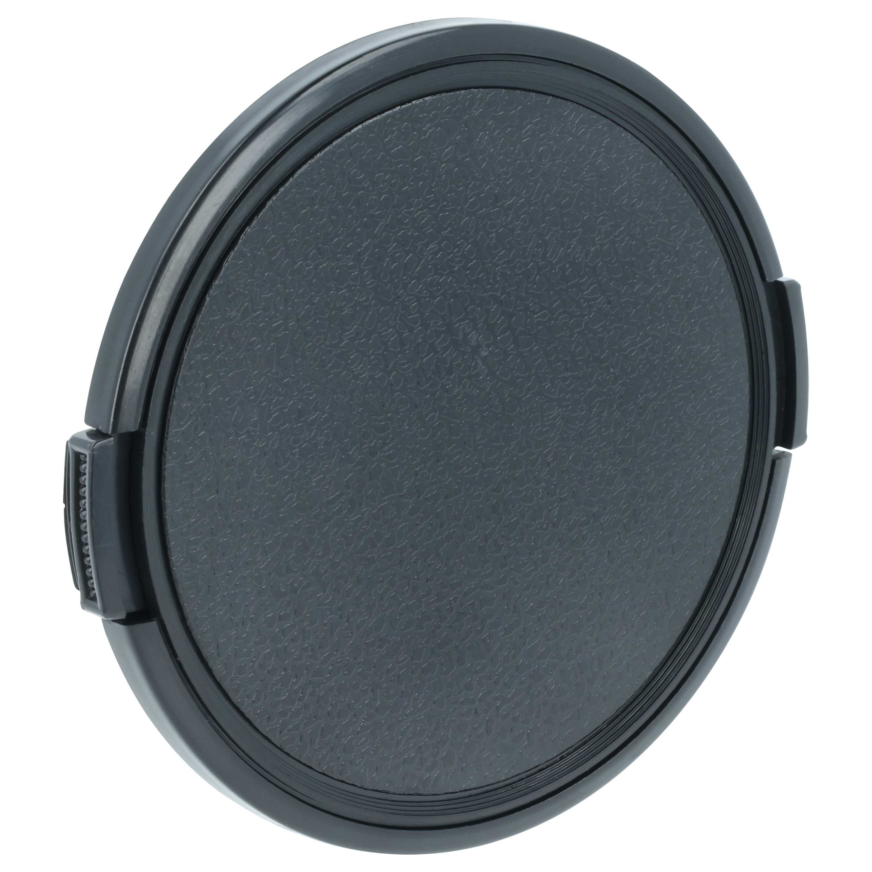 Copriobiettivo 77 mm per Fujifilm, Leica, Pentax, Nikon - con impugnatura laterale, plastica, nero
