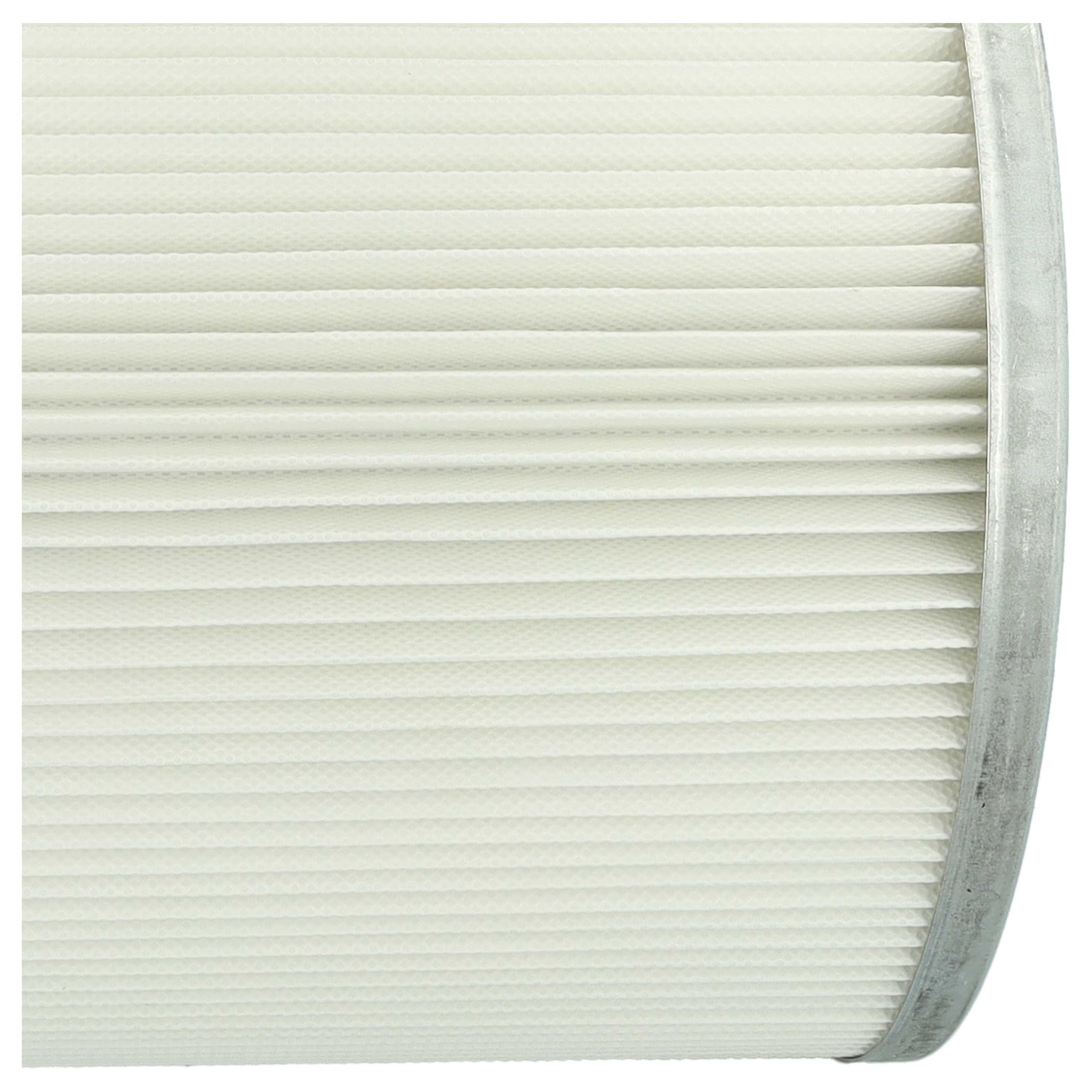 4x Filtercartridge filter replaces Bosch 2607432008 for Bosch Vacuum Cleaner, white / silver / blue