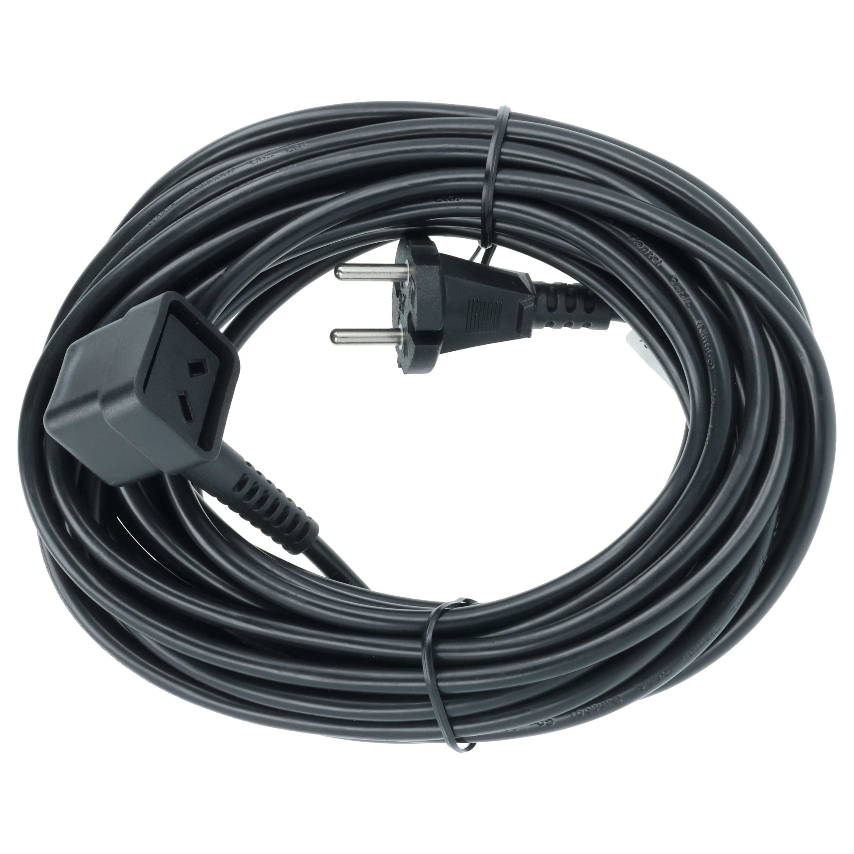 5x Power Cable suitable for Numatic NVP180-21 Vacuum Cleaner etc. - 10 m Cable
