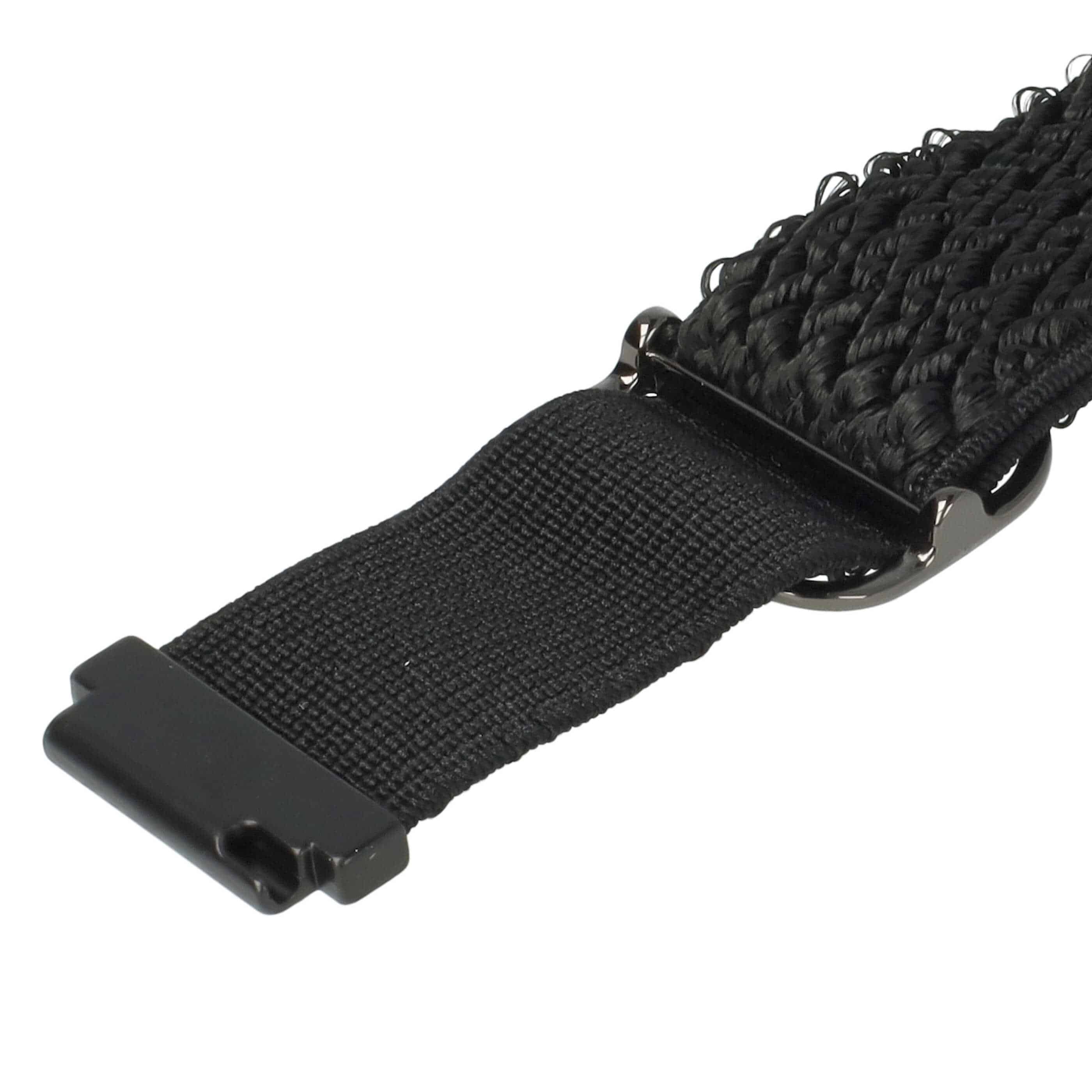 Armband für Samsung Galaxy Smartwatch - 21 x 2 cm, Nylon, schwarz