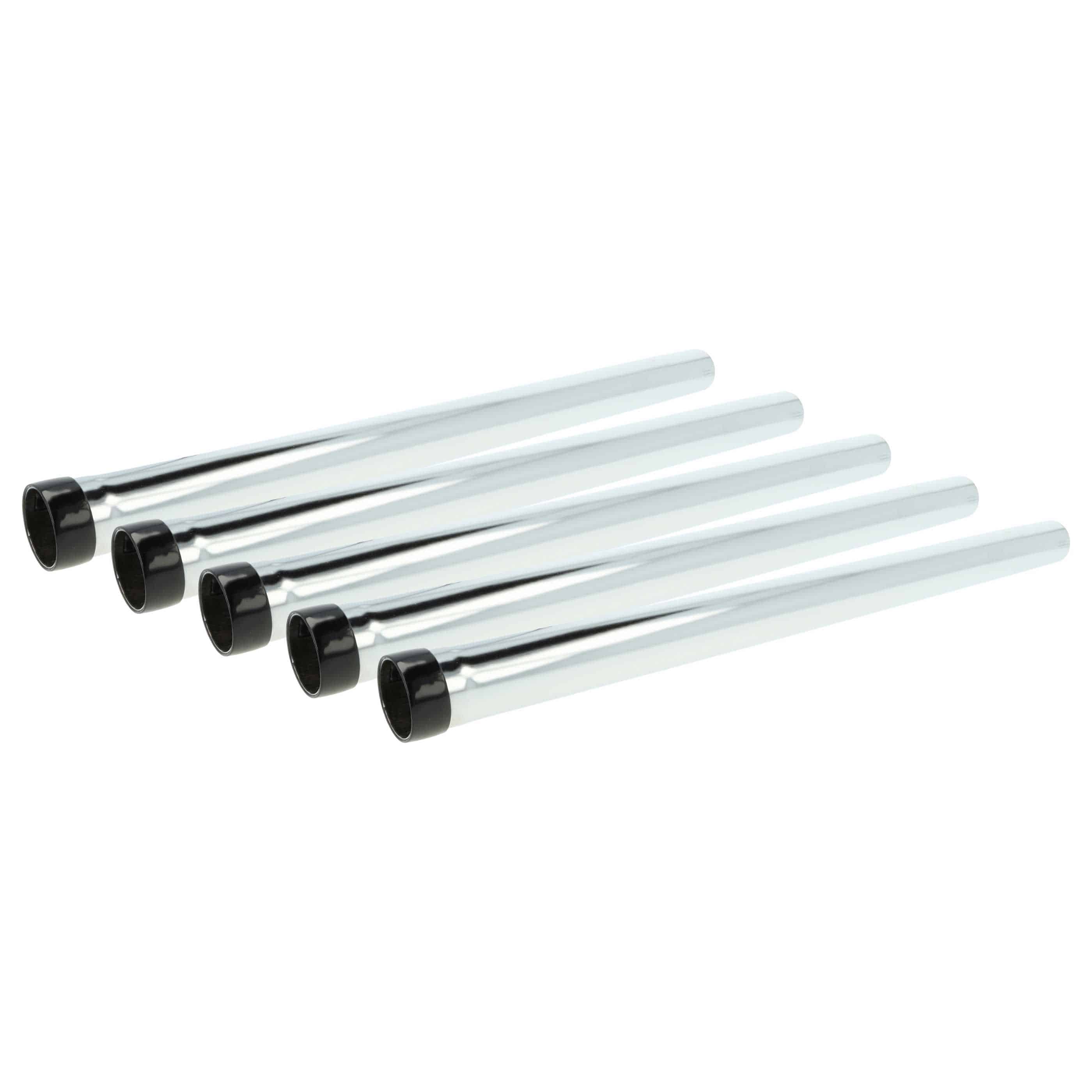 5x Tube replaces Bosch 2 609 256 F27 for Bosch Vacuum Cleaner etc. - 50cm, black / silver