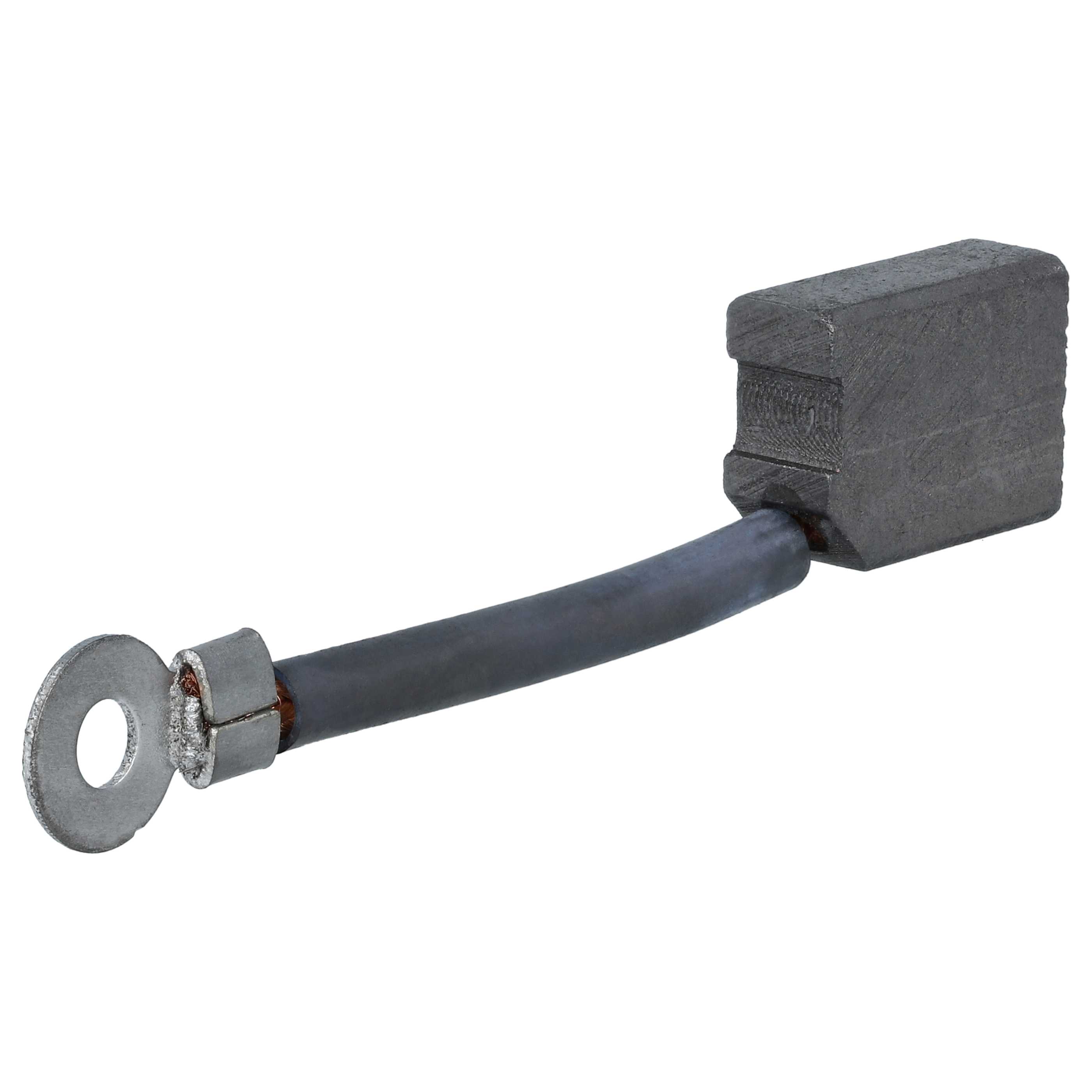 4x Carbon Brush as Replacement for Kärcher 6.610-216.0, 4039784053625 for Vacuum Cleaner - 7 x 14 x 19 mm