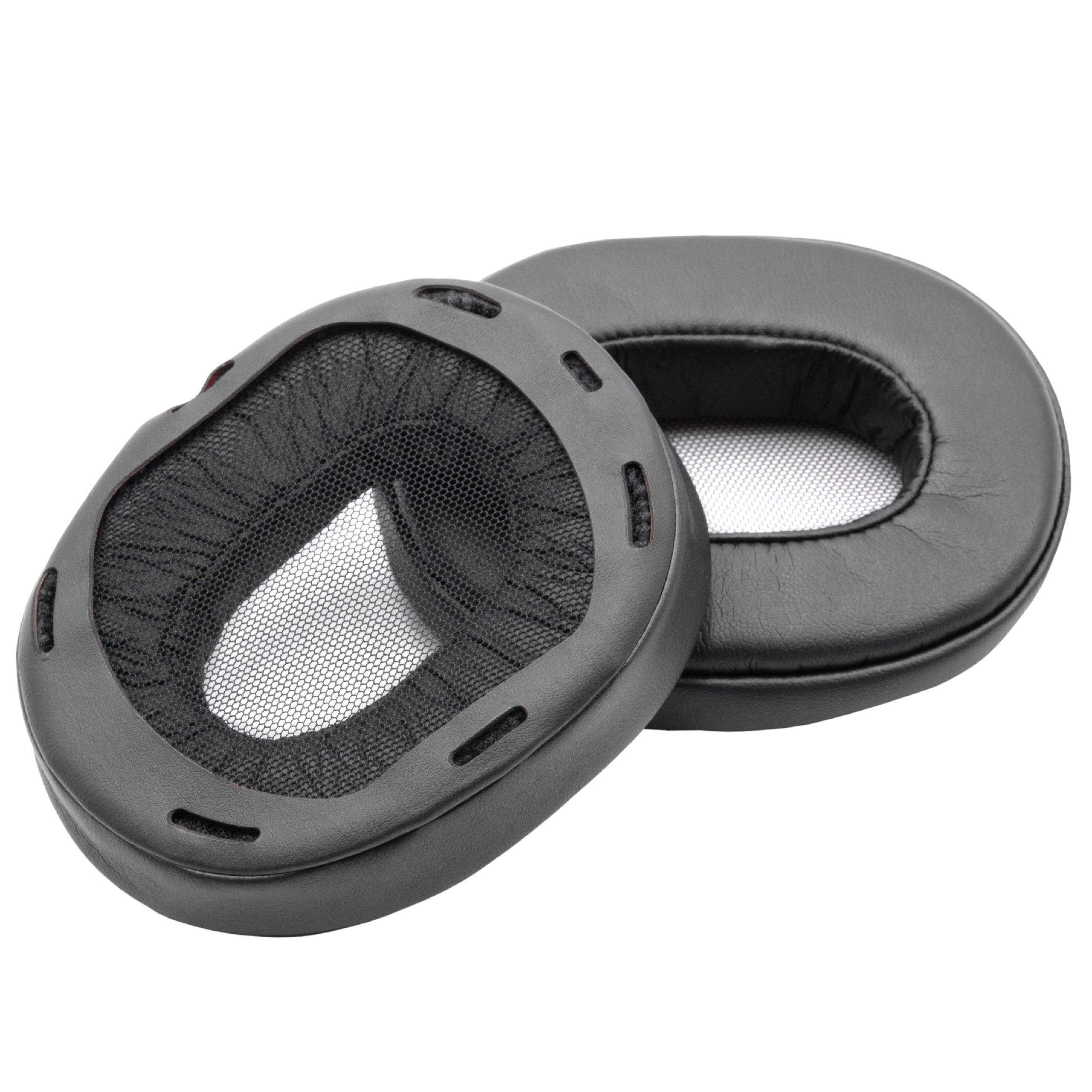 Ohrenpolster passend für Sony MDR-1A Kopfhörer u.a. - Polyurethan / Schaumstoff, 9,4 x 7,6 cm, 20 mm stark, Sc