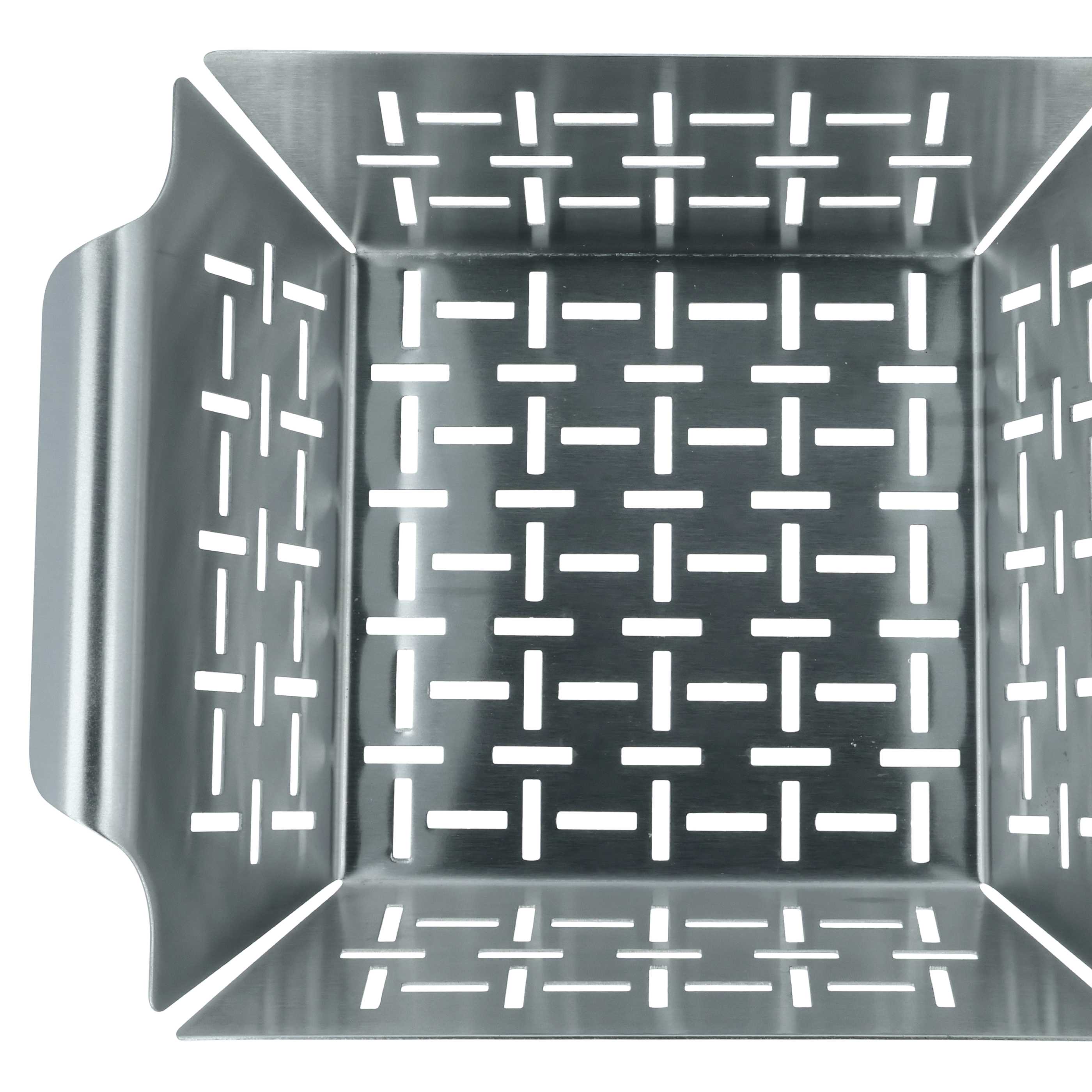 Grill Basket replaces Weber 6481 for Grill, Stainless Steel, Dishwasher safe, For vegetables, meat and fish