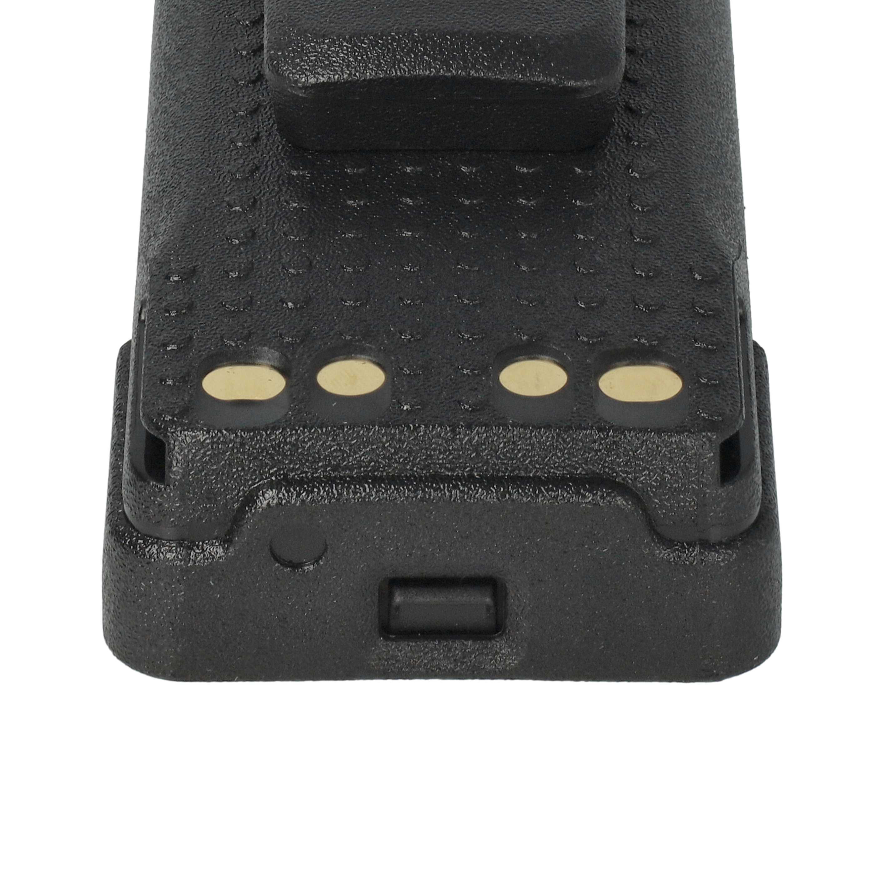 Radio 10x Battery replaces Motorola PMNN4406BR, PMNN4406, PMNN4409 - 2200 mAh 7.4 V Li-Ion + Belt Clip