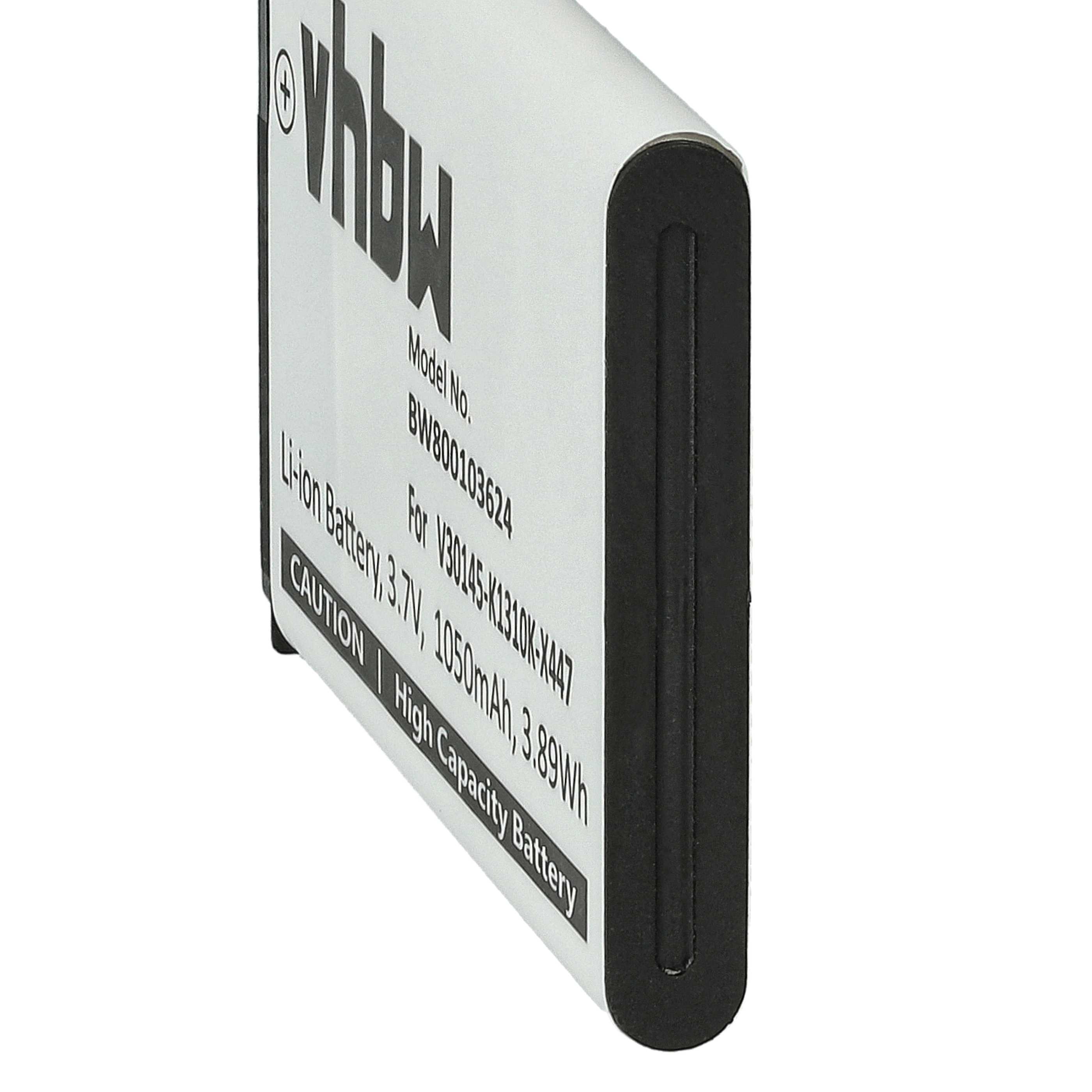 5x Batteries remplace Siemens V30145-K1310K-X447 pour téléphone Siemens - 1050mAh 3,7V Li-ion