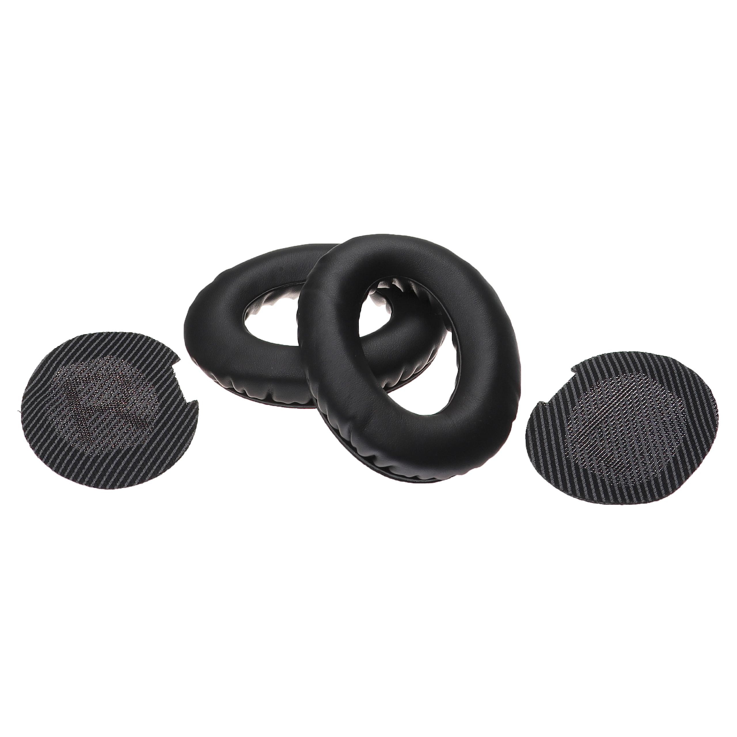 Ohrenpolster passend für Bose AE2 Kopfhörer u.a. - Mit Memory-Schaum, Weiches Material, 9,5 x 7,5 cm, 41 mm st