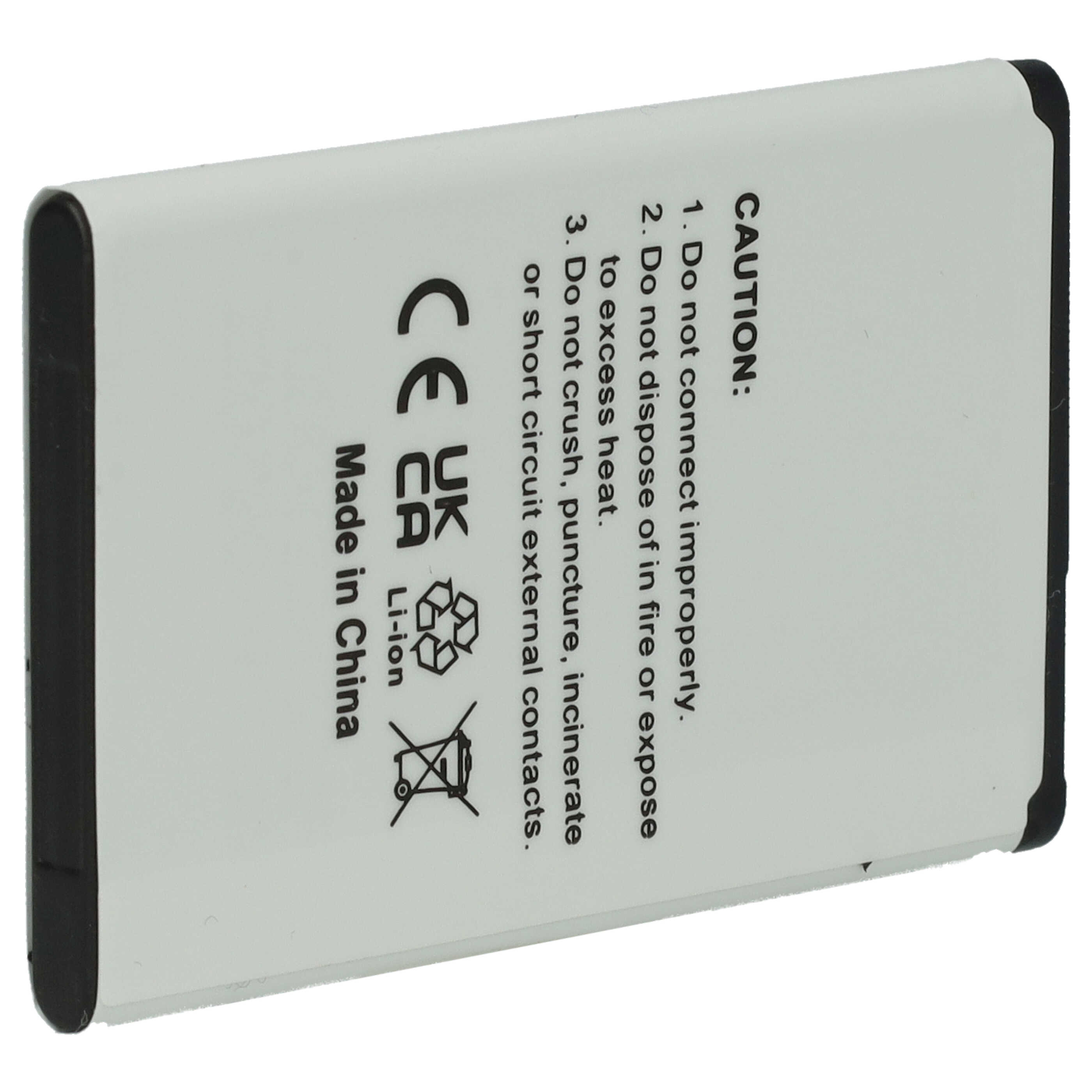 Batterie remplace BBK BL-4C pour téléphone portable - 900mAh, 3,7V, Li-ion