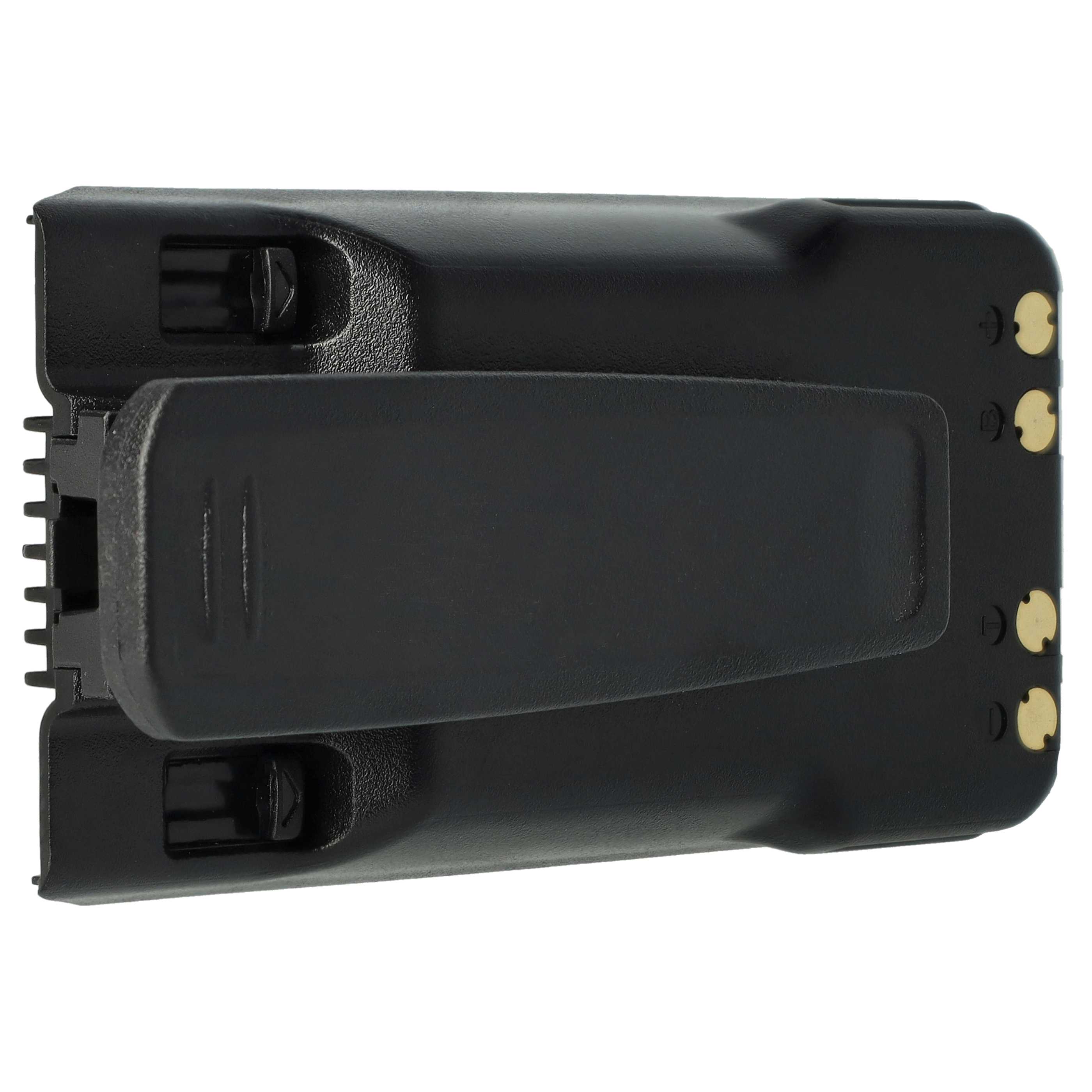 Radio 2x Battery replaces Icom BP-279, BP-280, BP-280LI - 2250 mAh 7.4 V Li-Ion + Belt Clip