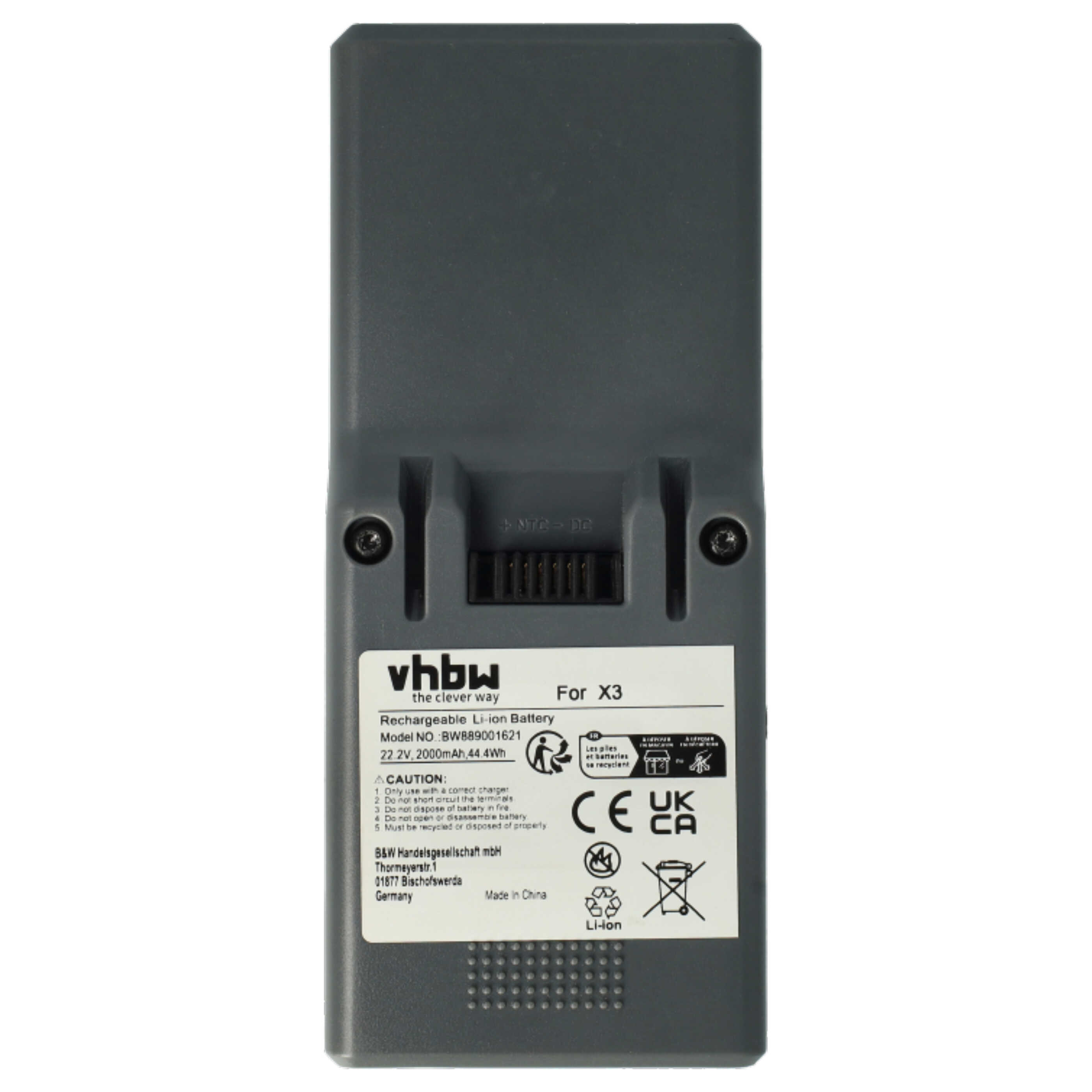 Battery replaces Genius A28105 for Genius etc. 2000mAh, 22.2V, Li-Ion