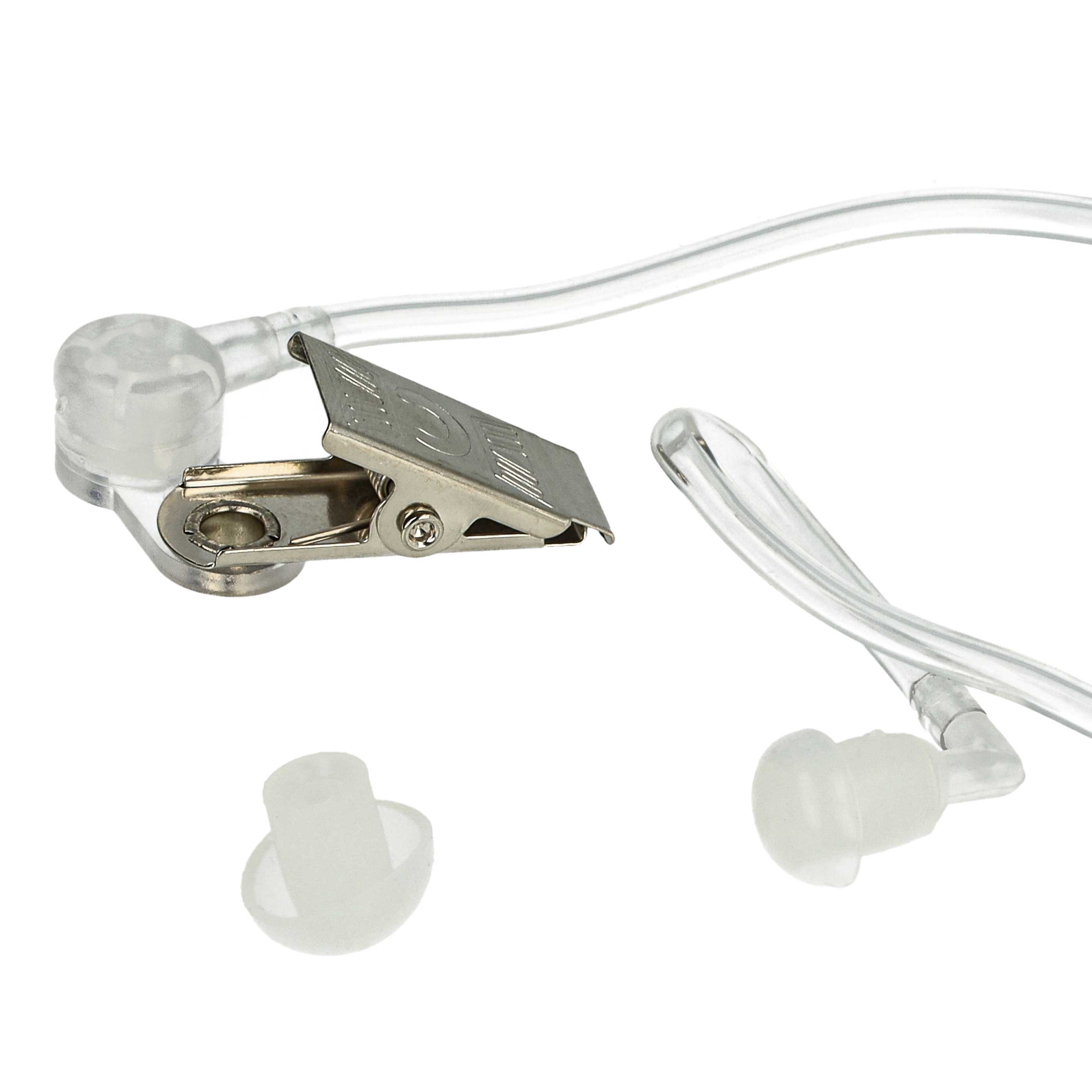 5x Oreillette de talkie-walkie pour Kenwood / Baofeng Pro-Talk et autres - Avec touche de réponse + support cl