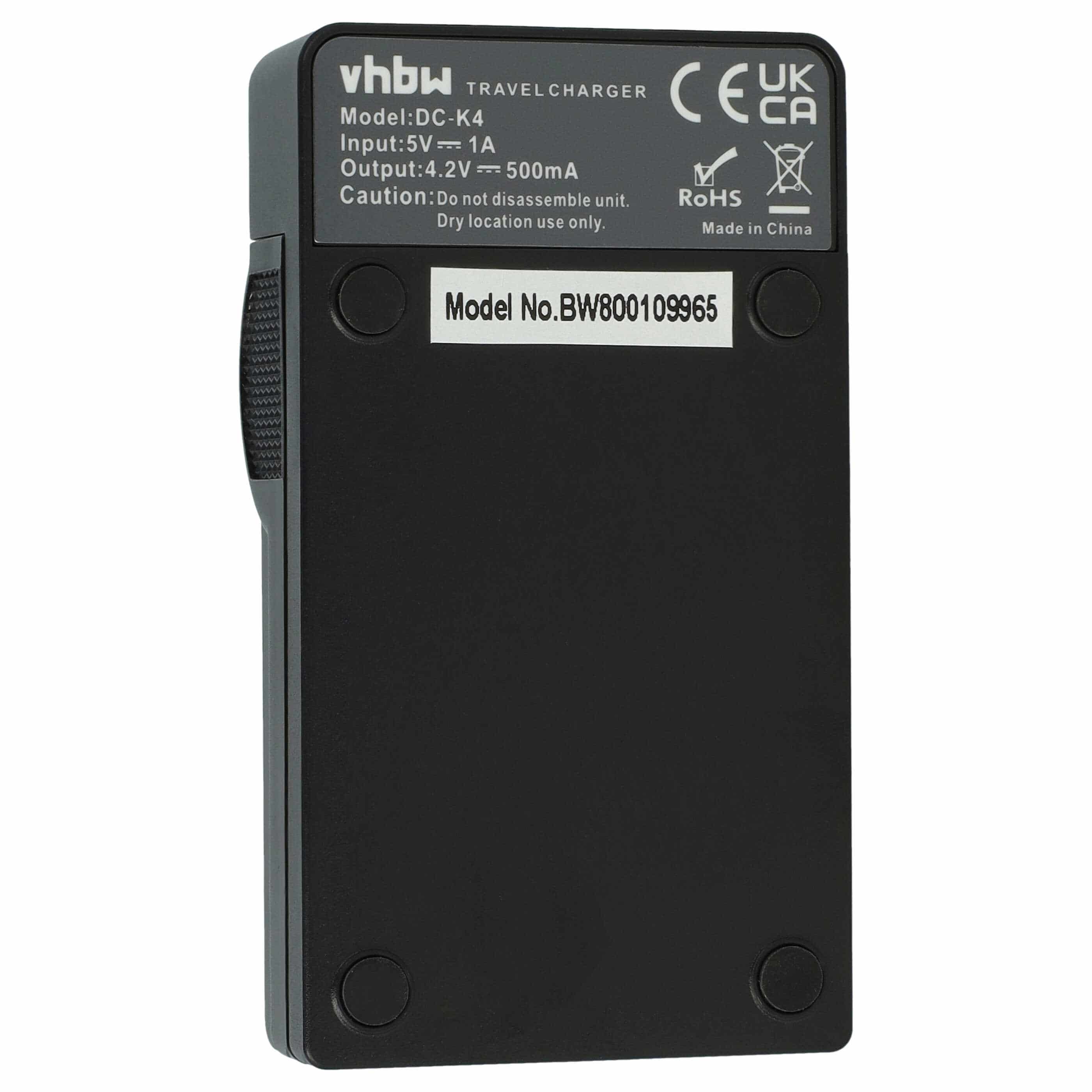 Battery Charger suitable for Sony NP-BX1 Camera etc. - 0.5 A, 4.2 V