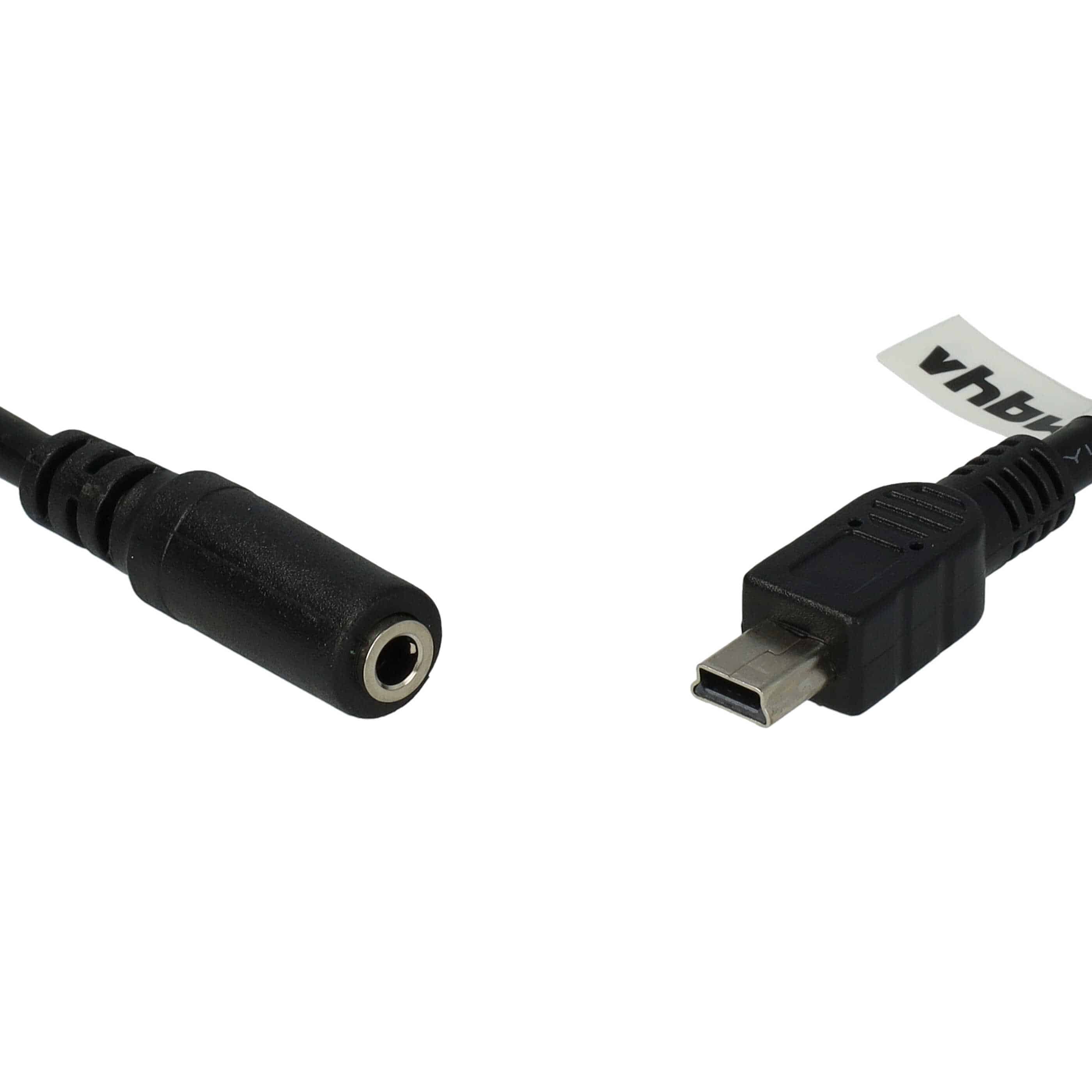 Przejściówka mini USB na gniazdo jack do GoPro Hero ActionCam i innych modeli - adapter na mikrofon