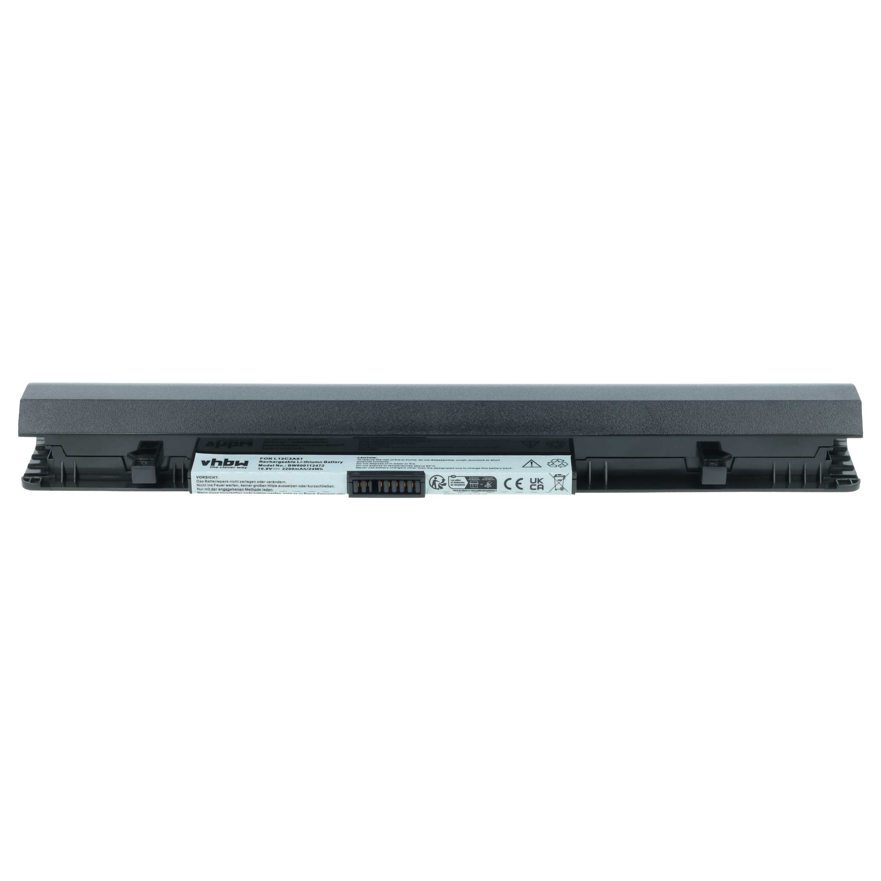 Akumulator do laptopa zamiennik Lenovo L12M3A01, L12S3F01, L12C3A01 - 2150 mAh 10,8 V Li-Ion, czarny
