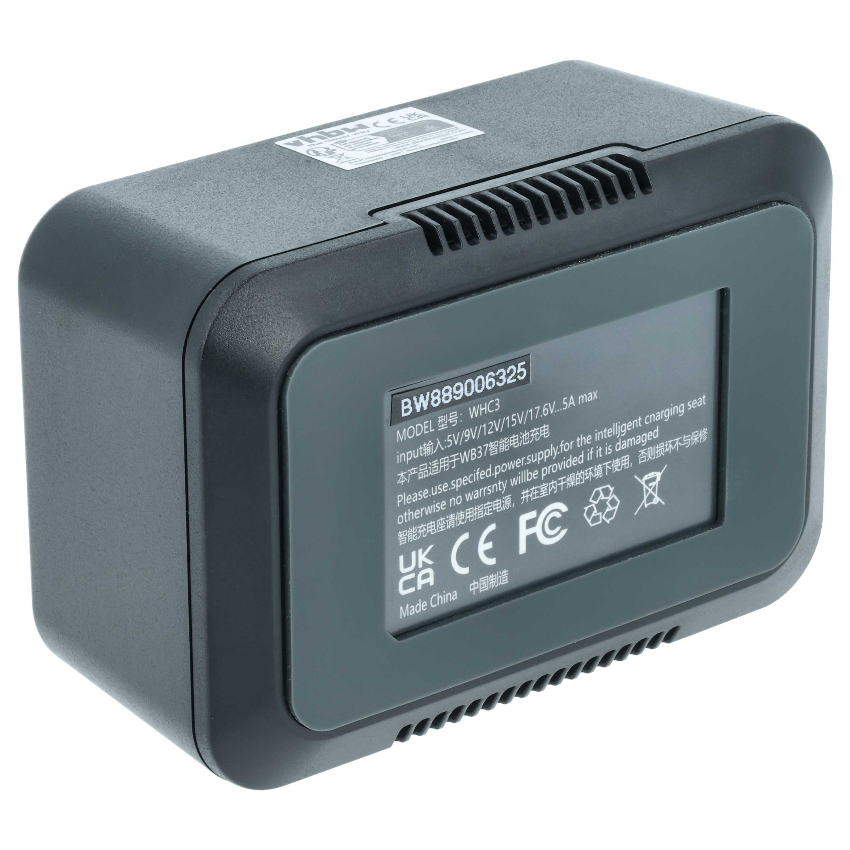 Battery Charger USB-C + Cable USB-C replaces DJI WCH3 for DJI Digital Camera