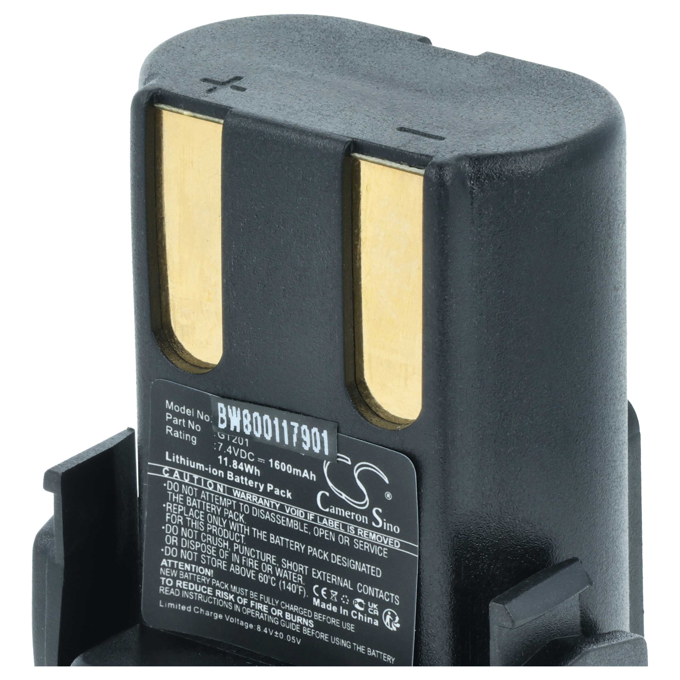 Hundeschermaschine-Akku als Ersatz für Aesculap GT201 für Aesculap - 1600mAh 7,4V Li-Ion