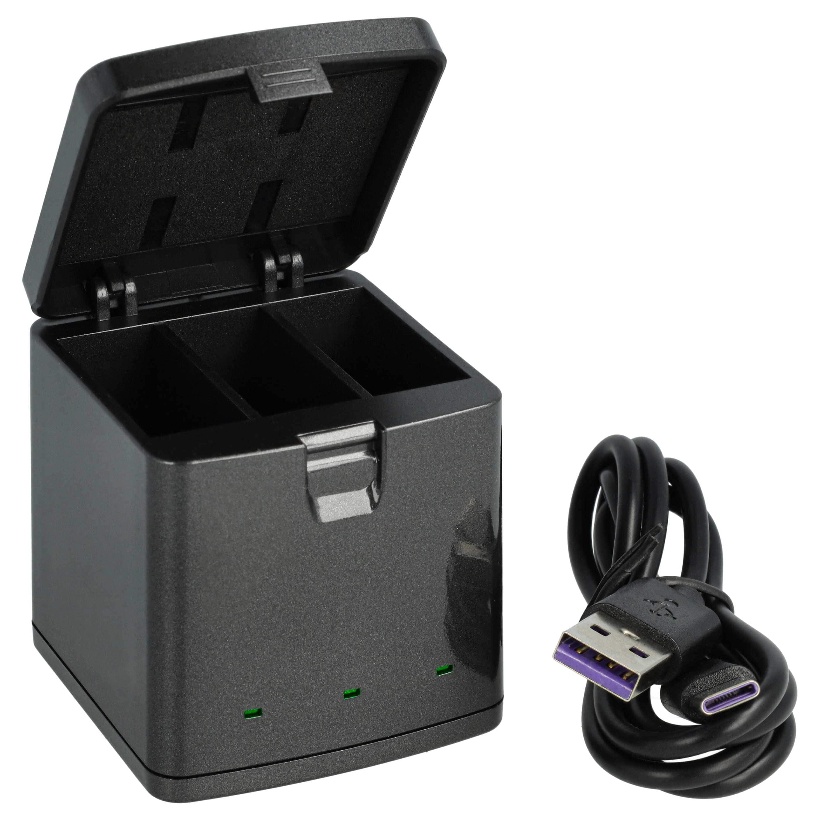 Battery Charger USB-C + Cable USB-C replaces GoPro JH-GP13 for GoPro Digital Camera
