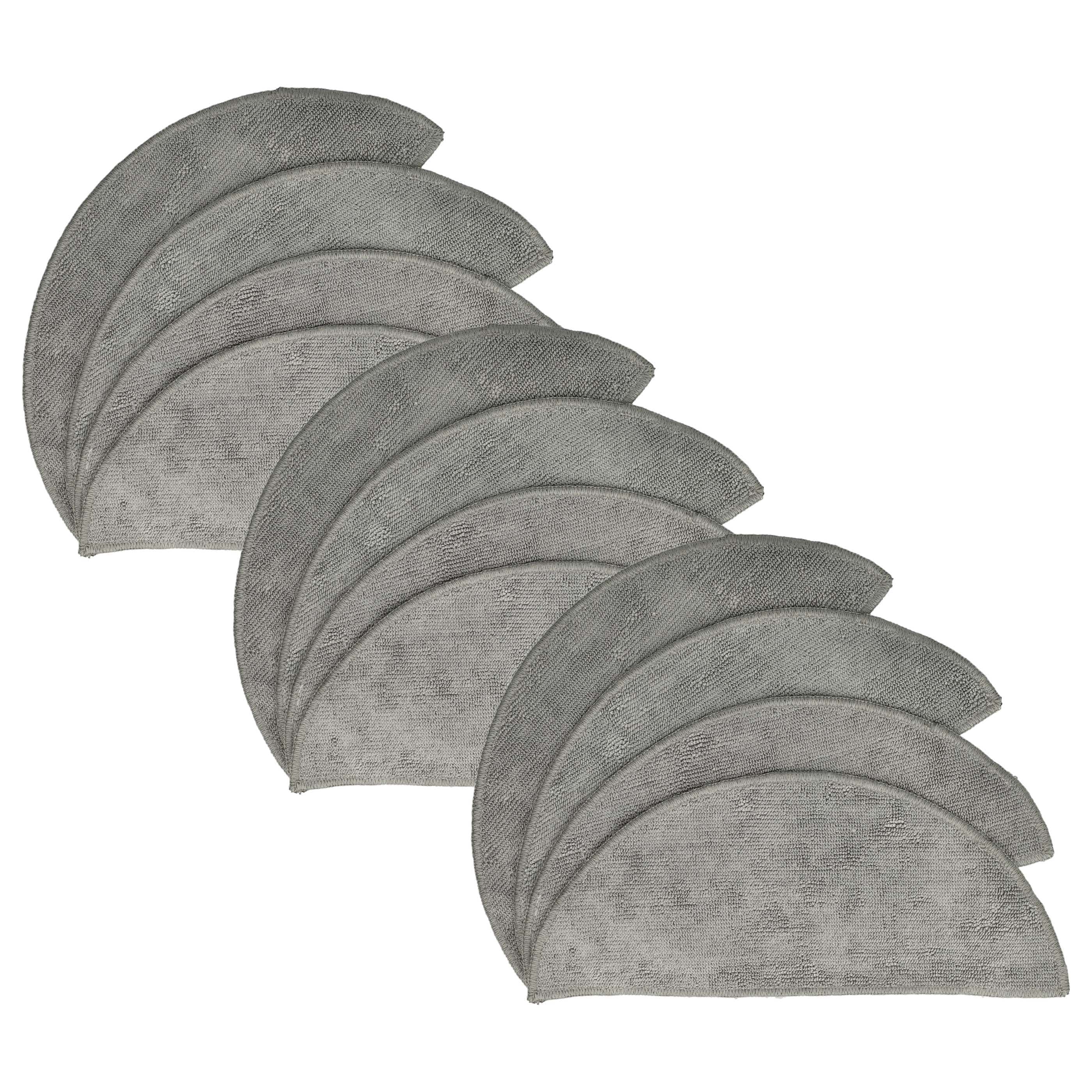 Cleaning Cloth Set (12 Part) suitable for Lefant M501A, M571, T700 Robot Vacuum - microfibre