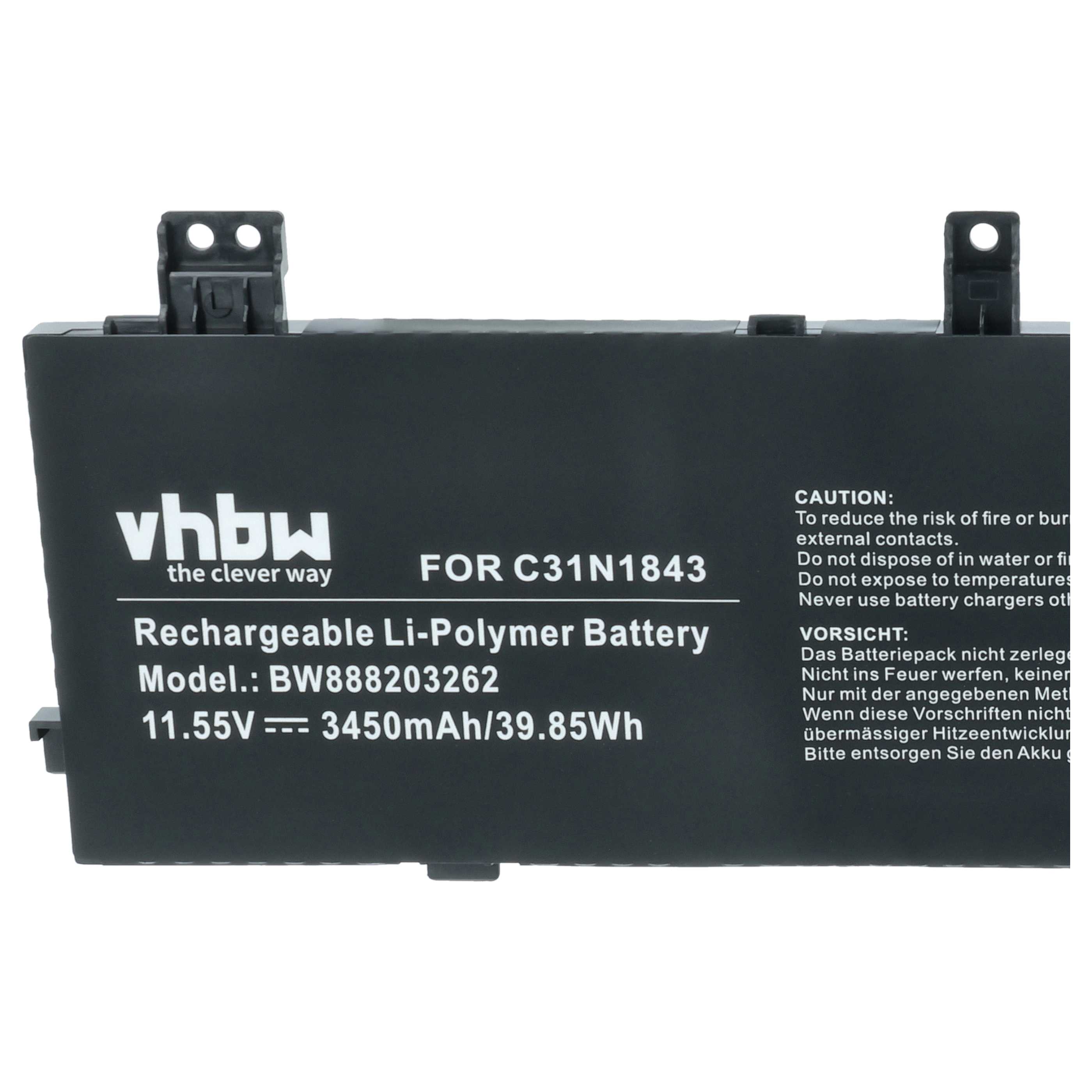 Akumulator do laptopa zamiennik Asus 0B200-03430000, C31N1843 - 3450 mAh 11,55 V LiPo