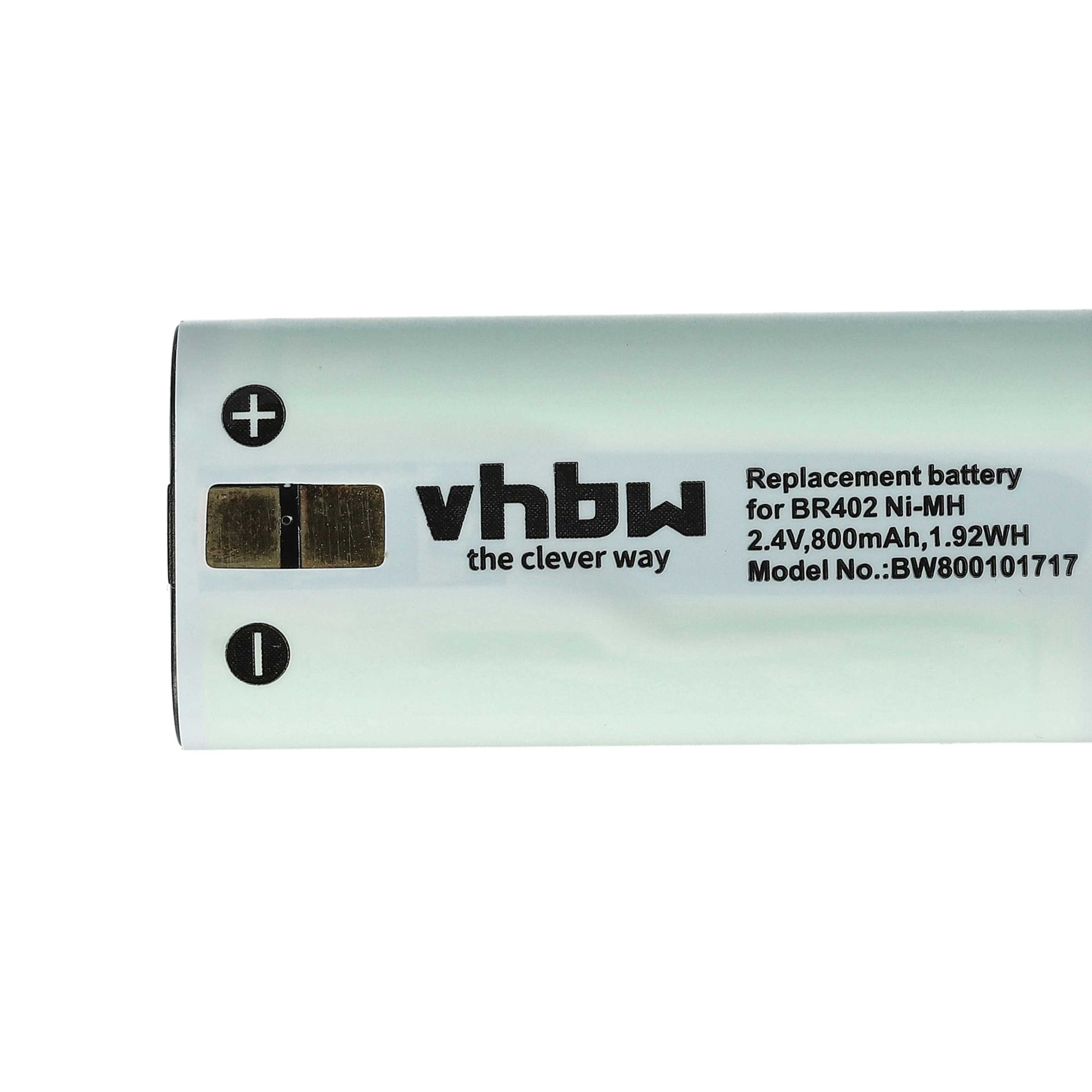 Dictaphone Battery replaces Olympus BR403, BR402 - 800 mAh 2.4 V NiMH