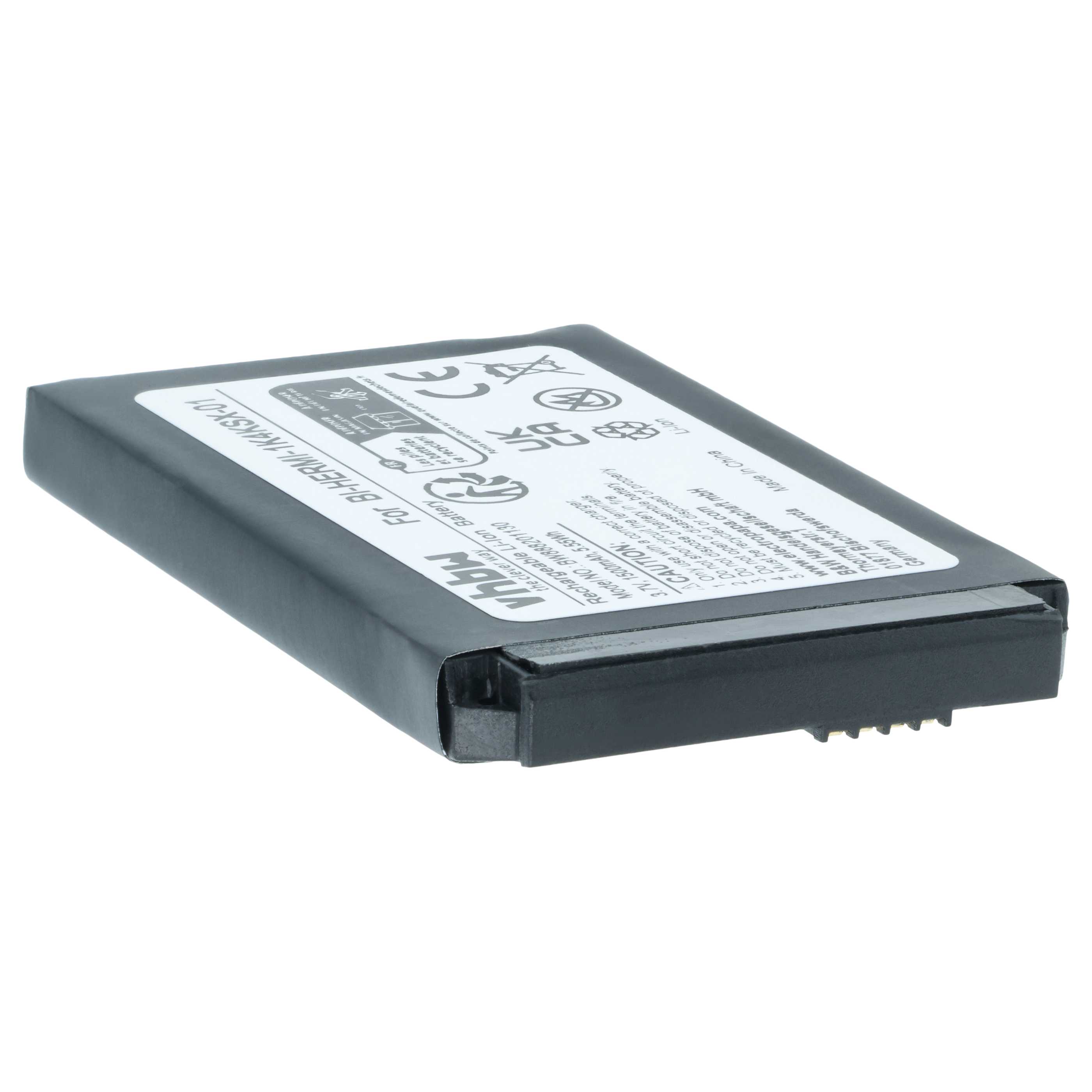 Batterie remplace Cisco BI-HERMI-1K4KSX-01 pour téléphone Cisco - 1500mAh 3,7V Li-ion