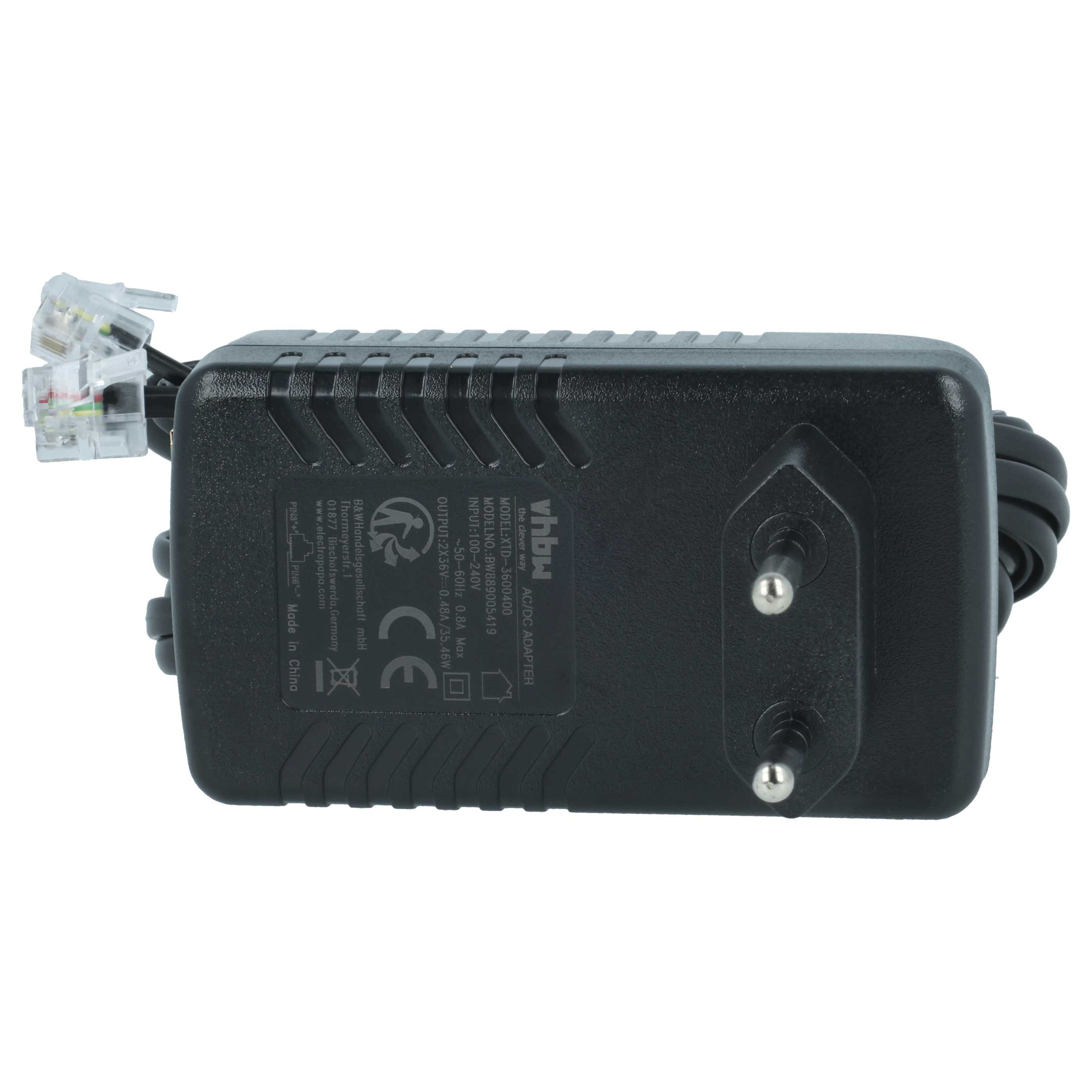 Mains Power Adapter replaces Siemens C39280-Z4-C510 for T-Com Landline Telephone etc. - 420 cm