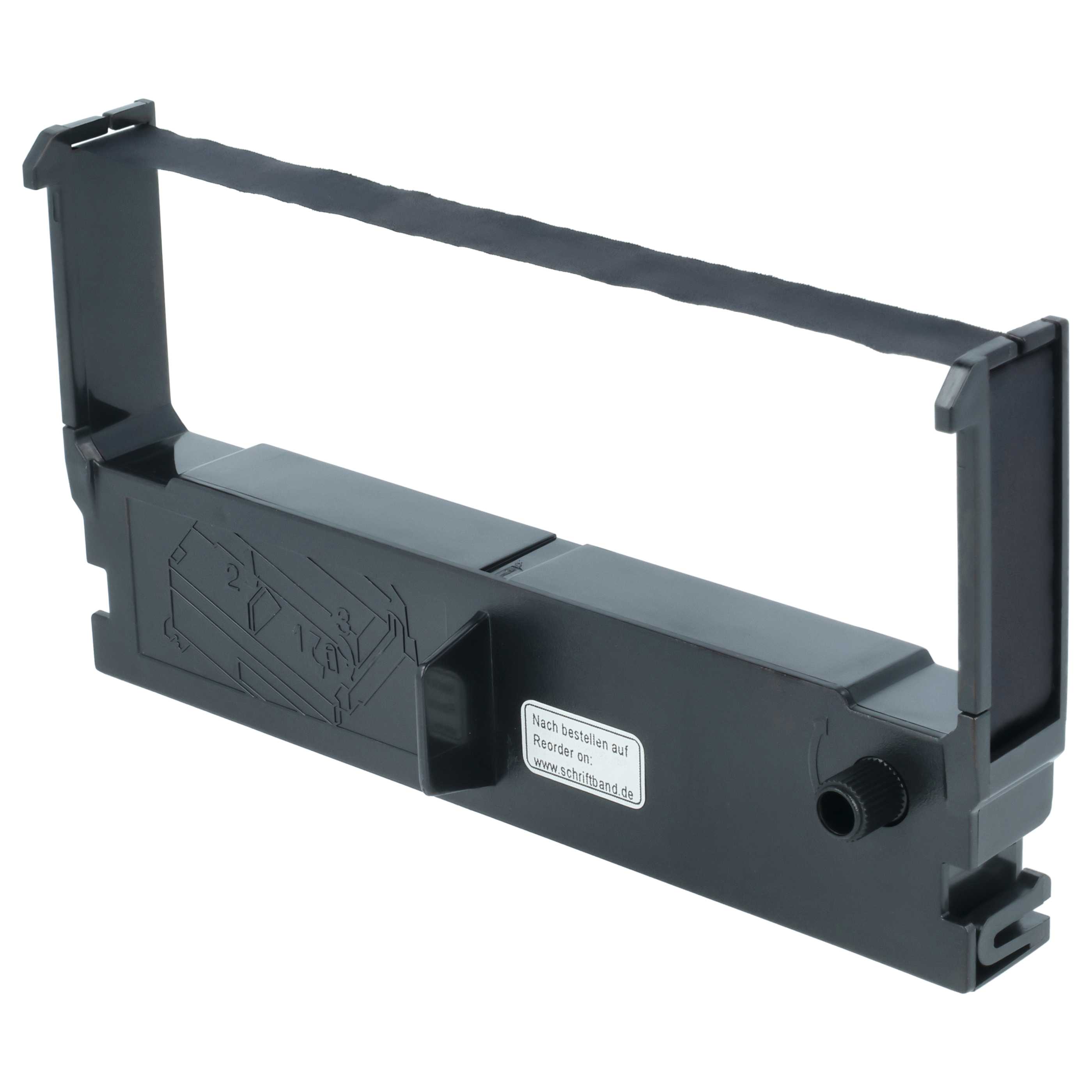 5x Cinta de escritura reemplaza Epson ERC-32B, ERC-32, C43S015371 para impresora agujas / recibos NCR - Negro