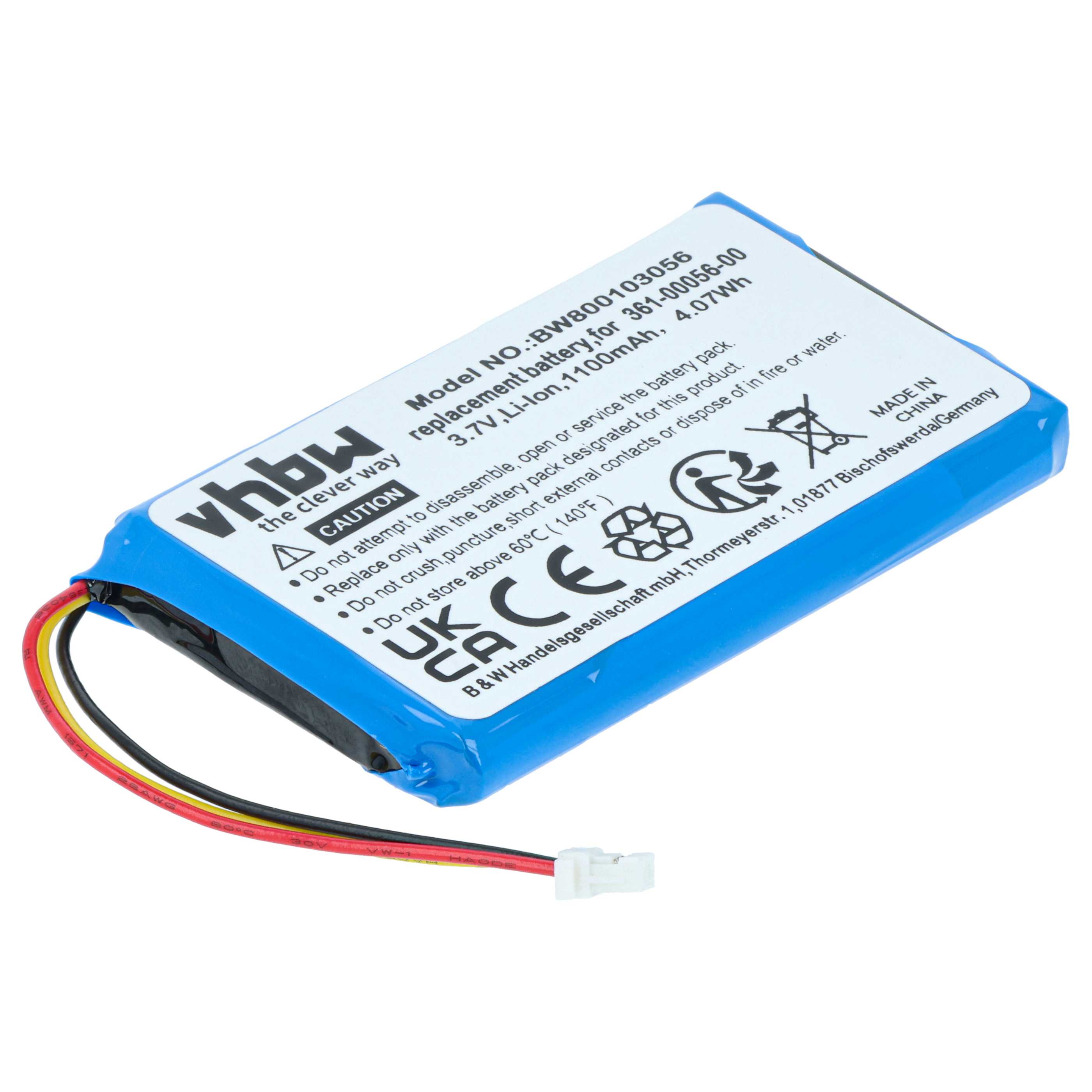 Akku passend für Garmin Drive 51, Garmin DriveSmart 55, 65, 61 LMT-S ersetzt 361-00056-00, 361-00056-50